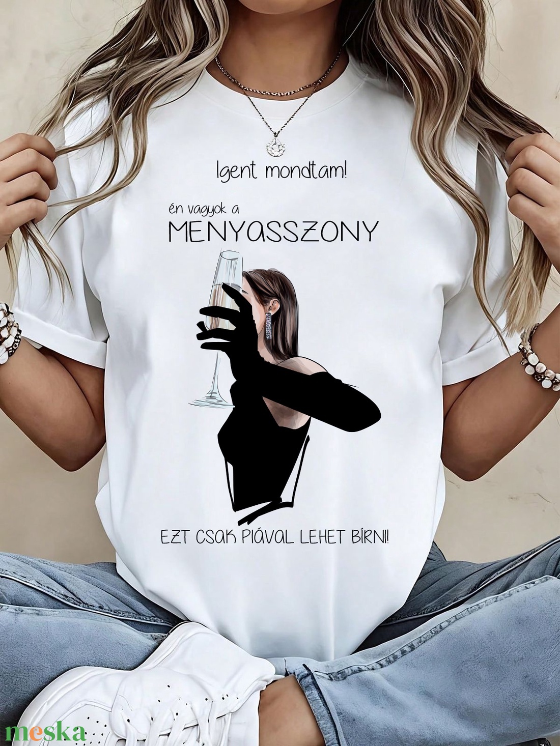 lánybúcsús póló - bármilyen felirattal - esküvő - lánybúcsú - Meska.hu