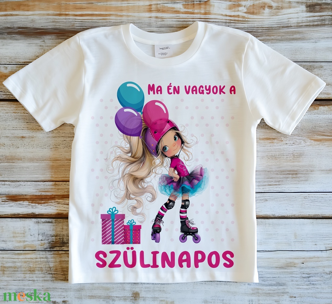 Szülinapi gyermek póló - ruha & divat - gyerekruha - póló - Meska.hu