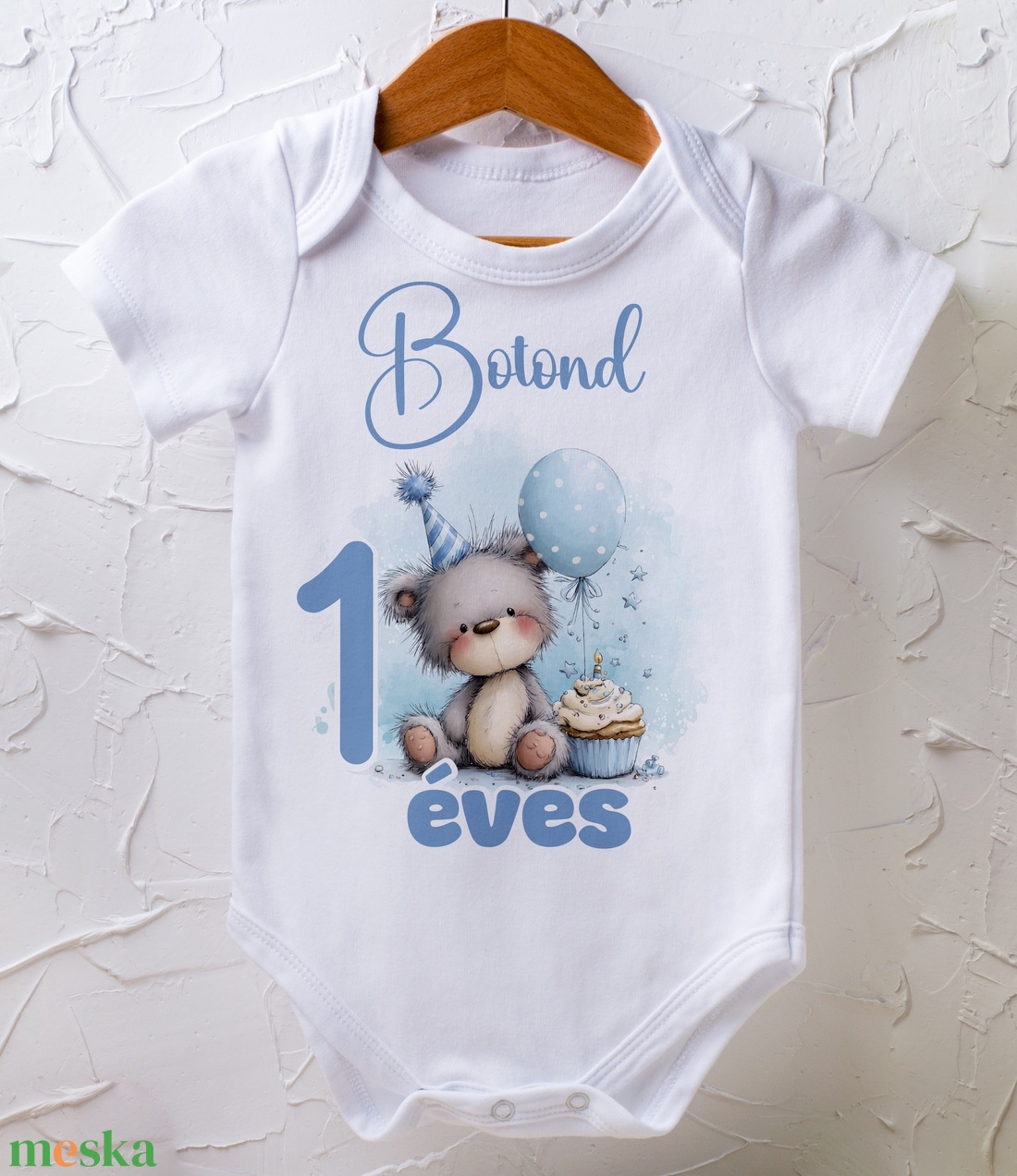 Szülinapi body - egyedi grafikával - baba - mama - babaruházat - baba body - Meska.hu