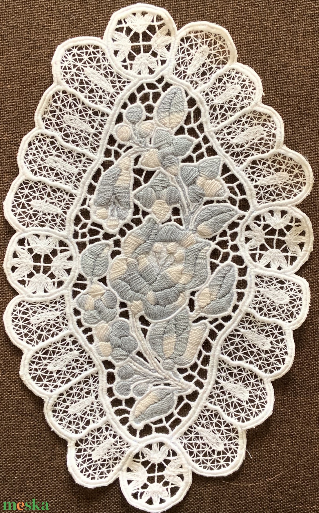 Kalocsai riselt alátét - otthon & életmód - lakástextil - abrosz, terítő - díszterítő polcra, komódra - Meska.hu