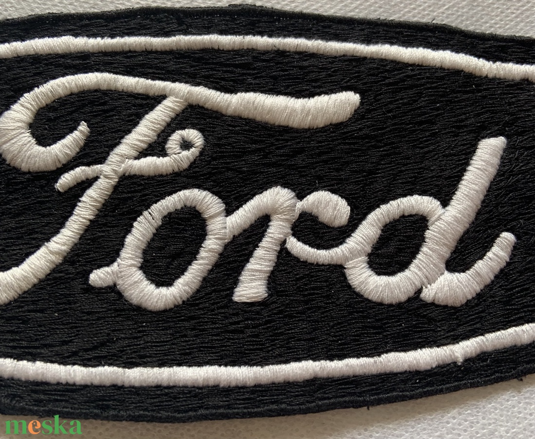 Hímzett Ford autós logó - ruha & divat - férfi ruha - póló - Meska.hu