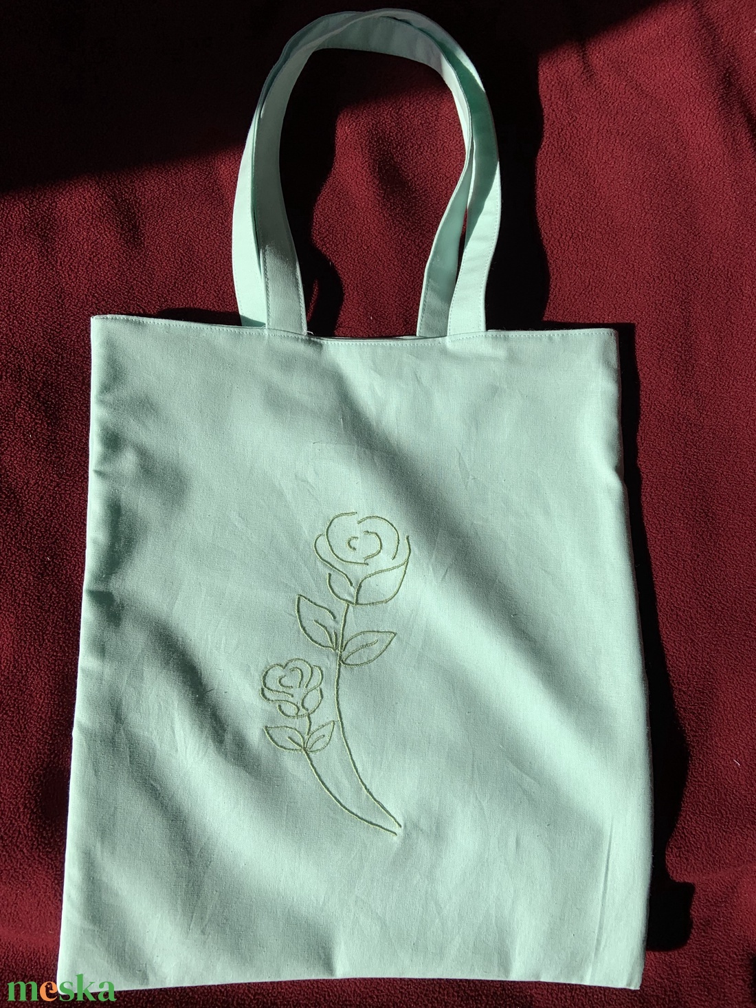 Vászon szatyor - táska & tok - bevásárlás & shopper táska - shopper, textiltáska, szatyor - Meska.hu