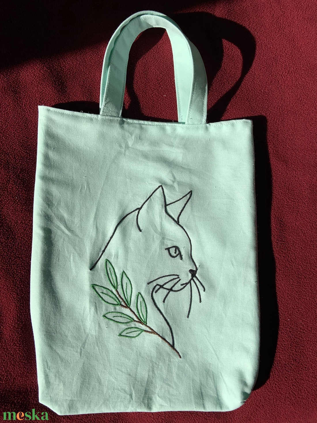 Vászon szatyor - táska & tok - bevásárlás & shopper táska - shopper, textiltáska, szatyor - Meska.hu
