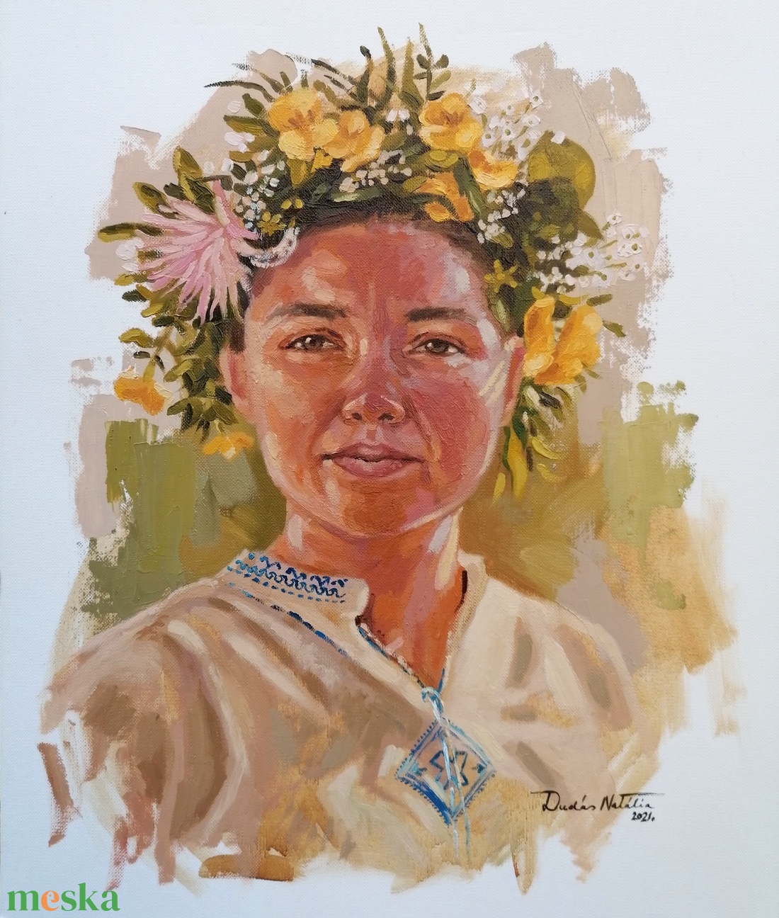 Portréfestés fotó alapján 40x50cm-es méretben - művészet - festmény - olajfestmény - Meska.hu Portréfestés fotó alapján 40x50cm-es méretben - művészet - festmény - olajfestmény - Meska.hu