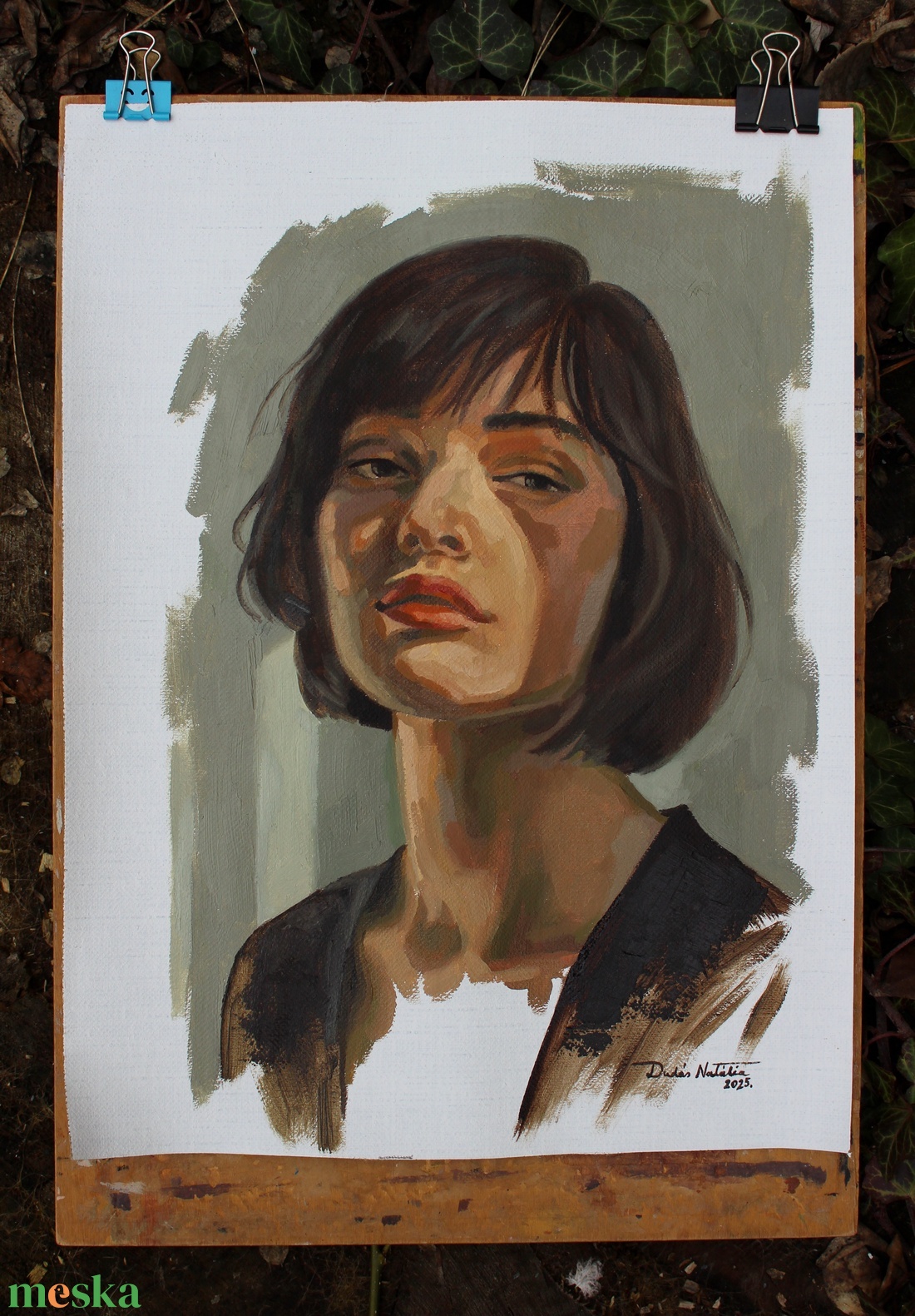 Portréfestés fotó alapján 30x40cm-es méretben - művészet - portré & karikatúra - portré - Meska.hu