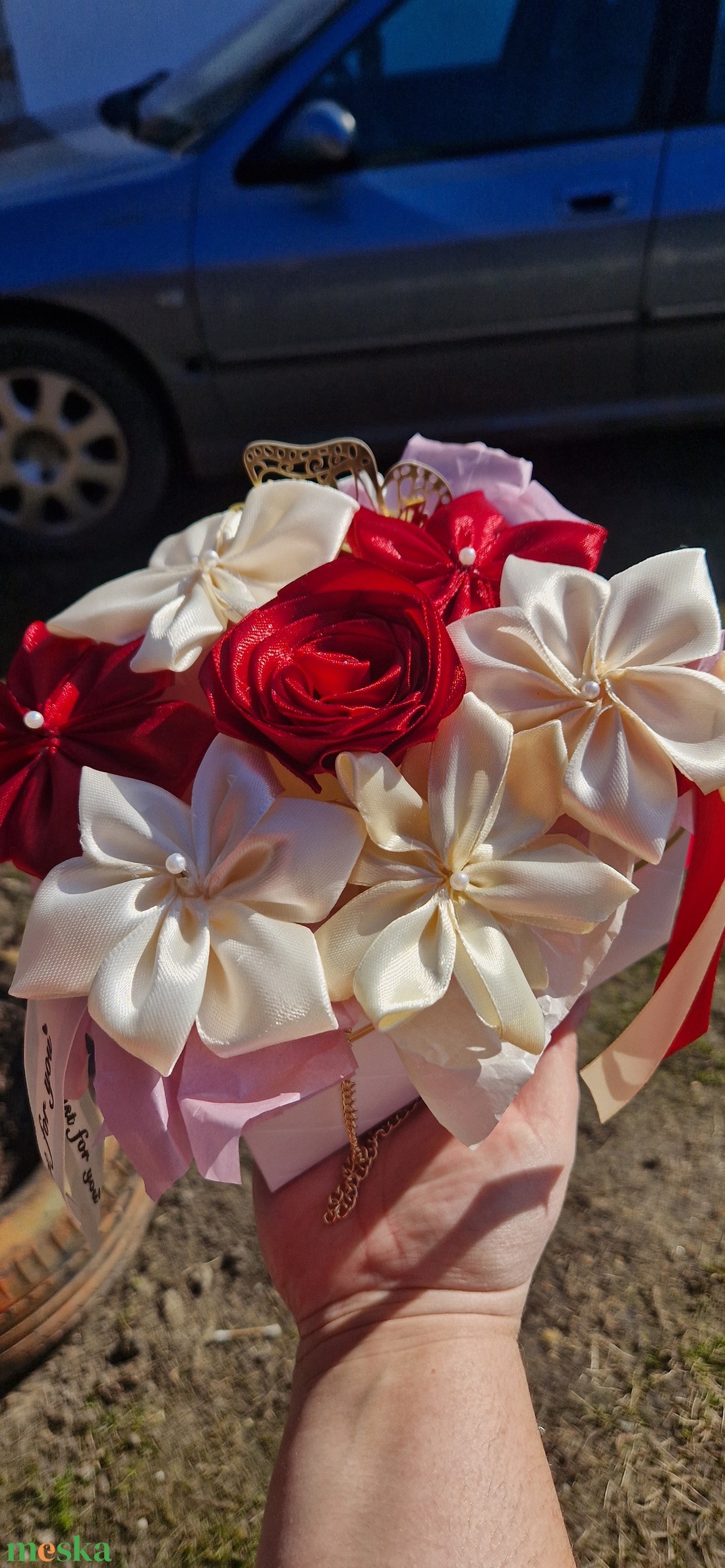 Virág box - otthon & életmód - virágdekoráció - virágok - virágbox - Meska.hu