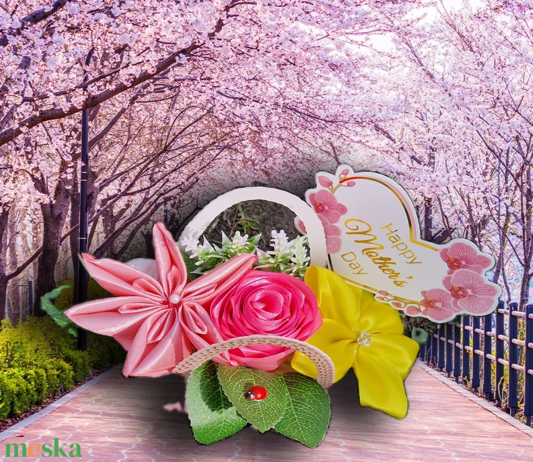 Anyák napi mini virágbox - otthon & életmód - virágdekoráció - virágok - virágbox - Meska.hu