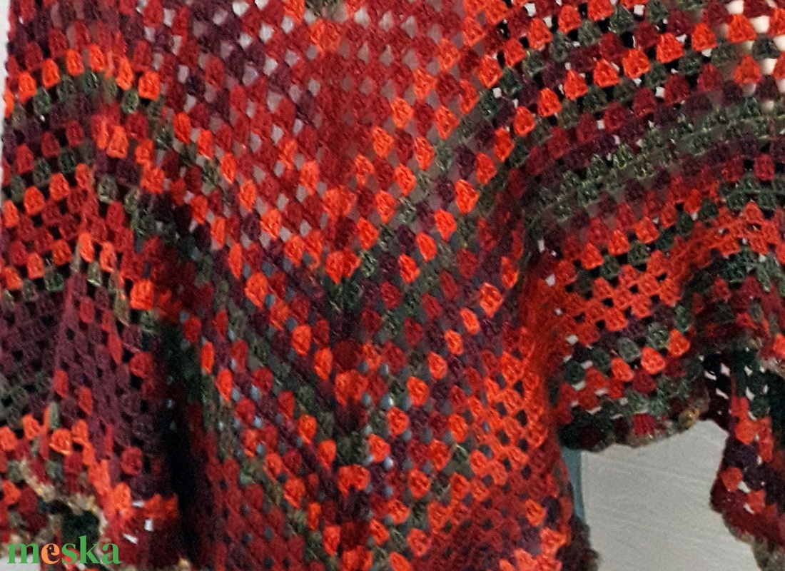 Poncsó - ruha & divat - női ruha - poncsó - Meska.hu