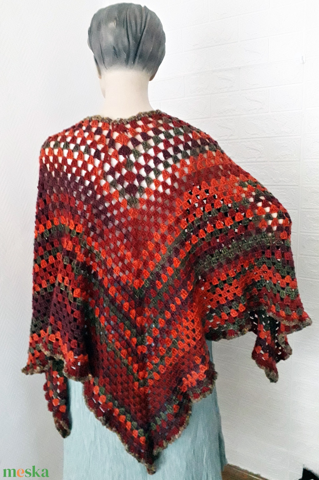 Poncsó - ruha & divat - női ruha - poncsó - Meska.hu