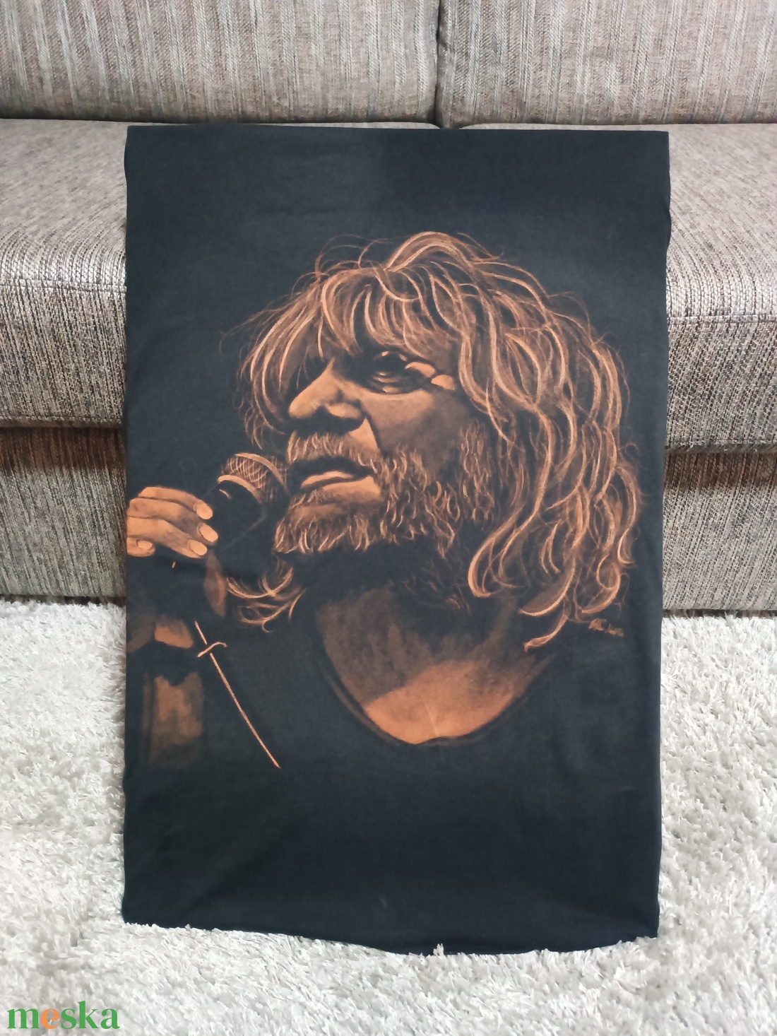 HOBO (Földes László) portré, pólón - ruha & divat - férfi ruha - póló - Meska.hu HOBO (Földes László) portré, pólón - ruha & divat - férfi ruha - póló - Meska.hu