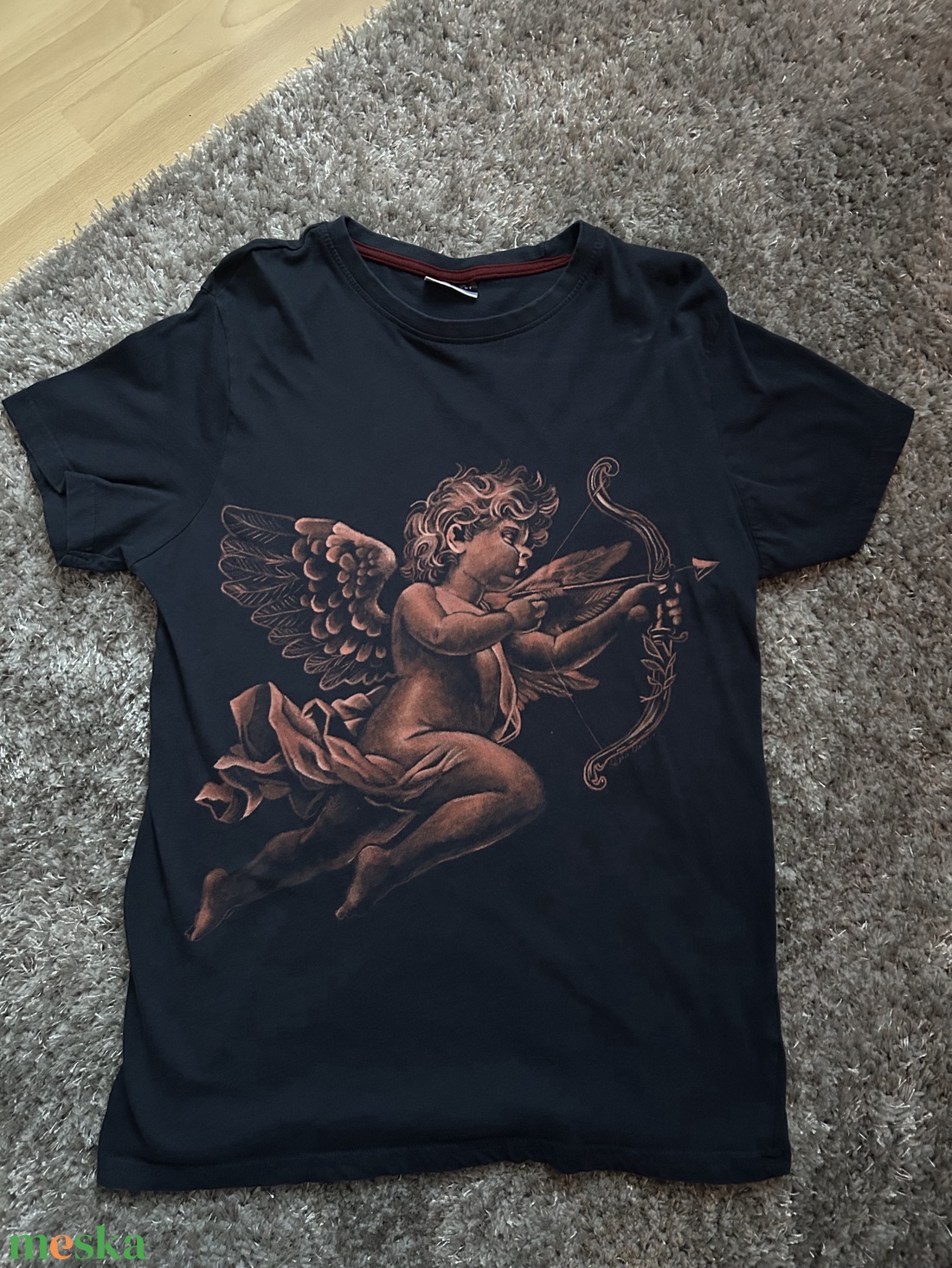 Kupidó pamut pólón - ruha & divat - női ruha - póló, felső - Meska.hu