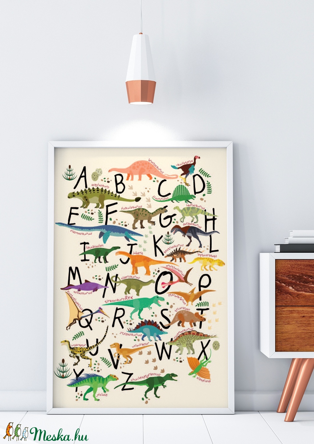 ABC dinós babaszoba poszter KERETTEL, Montessori dinószauruszos abc szülinapi falidekor, Ovis zsúr ajándékötlet, Tanuló - otthon & életmód - dekoráció - kép & falikép - Meska.hu ABC dinós babaszoba poszter KERETTEL, Montessori dinószauruszos abc szülinapi falidekor, Ovis zsúr ajándékötlet, Tanuló - otthon & életmód - dekoráció - kép & falikép - Meska.hu