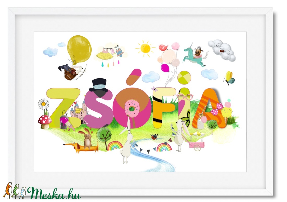Egyedi kislány névtábla poszter KERETTEL, Keresztelő ajándék, Szülinapi névadó monogram névreszóló gyerekszoba print - otthon & életmód - dekoráció - fali és függő dekoráció - betű & név - Meska.hu Egyedi kislány névtábla poszter KERETTEL, Keresztelő ajándék, Szülinapi névadó monogram névreszóló gyerekszoba print - otthon & életmód - dekoráció - fali és függő dekoráció - betű & név - Meska.hu