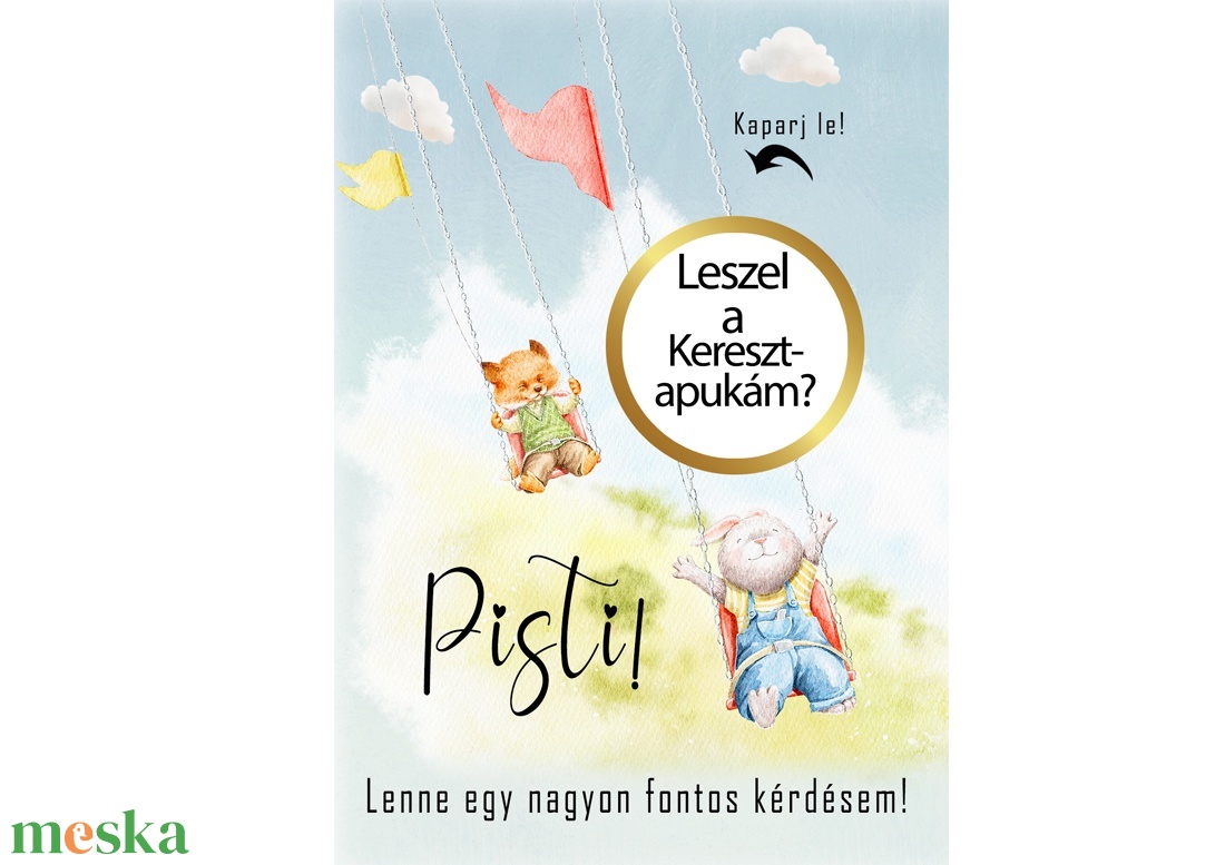 Kaparós sorsjegy egyedi felirat keresztszülő felkérő keresztanya - otthon & életmód - papír, írószer - ajándékozás kellékei - ajándék sorsjegy - Meska.hu Kaparós sorsjegy egyedi felirat keresztszülő felkérő keresztanya - otthon & életmód - papír, írószer - ajándékozás kellékei - ajándék sorsjegy - Meska.hu