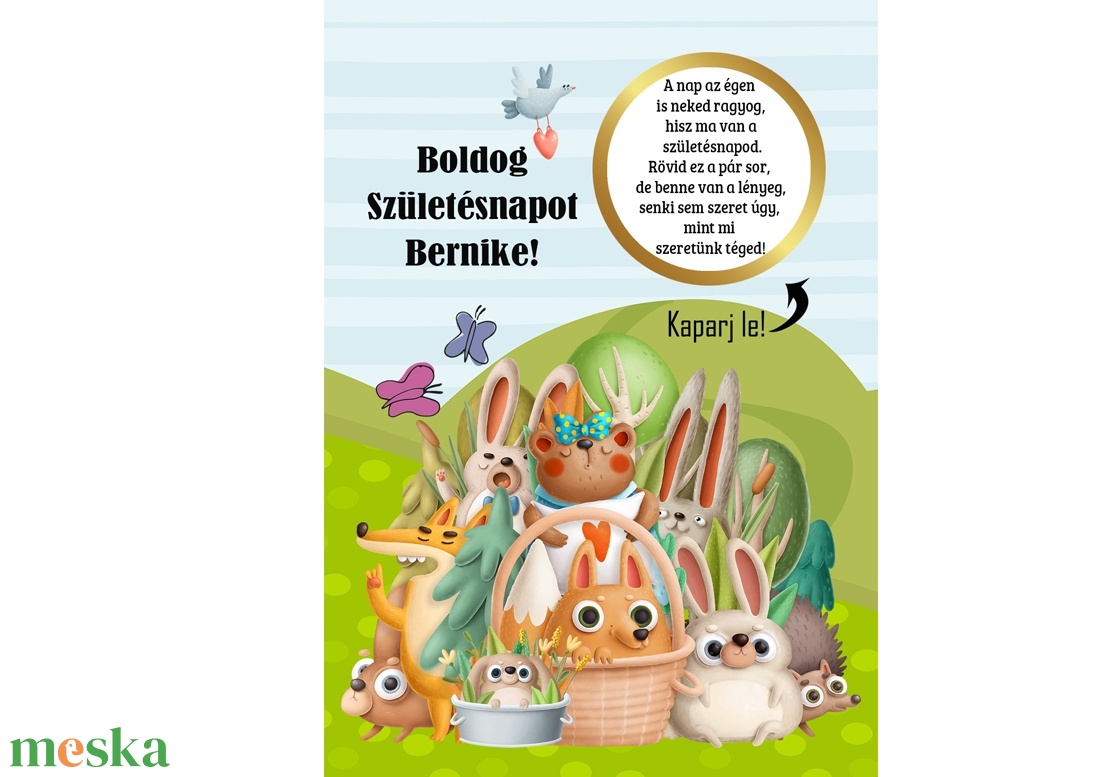 Kaparós sorsjegy egyedi felirat születésnap, évforduló, vicces ajándék - otthon & életmód - papír, írószer - ajándékozás kellékei - ajándék sorsjegy - Meska.hu