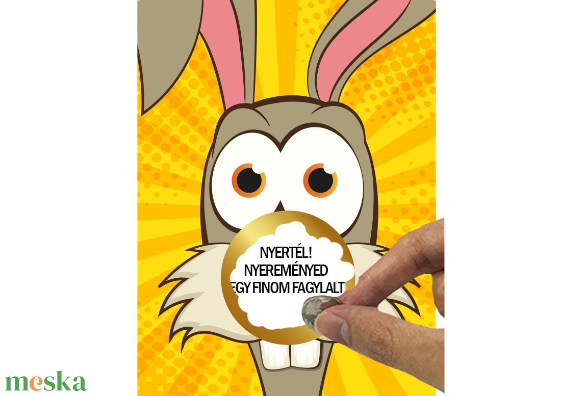 Kaparós sorsjegy egyedi felirat születésnapra, vicces ajándék Nyuszi - otthon & életmód - papír, írószer - ajándékozás kellékei - ajándék sorsjegy - Meska.hu Kaparós sorsjegy egyedi felirat születésnapra, vicces ajándék Nyuszi - otthon & életmód - papír, írószer - ajándékozás kellékei - ajándék sorsjegy - Meska.hu