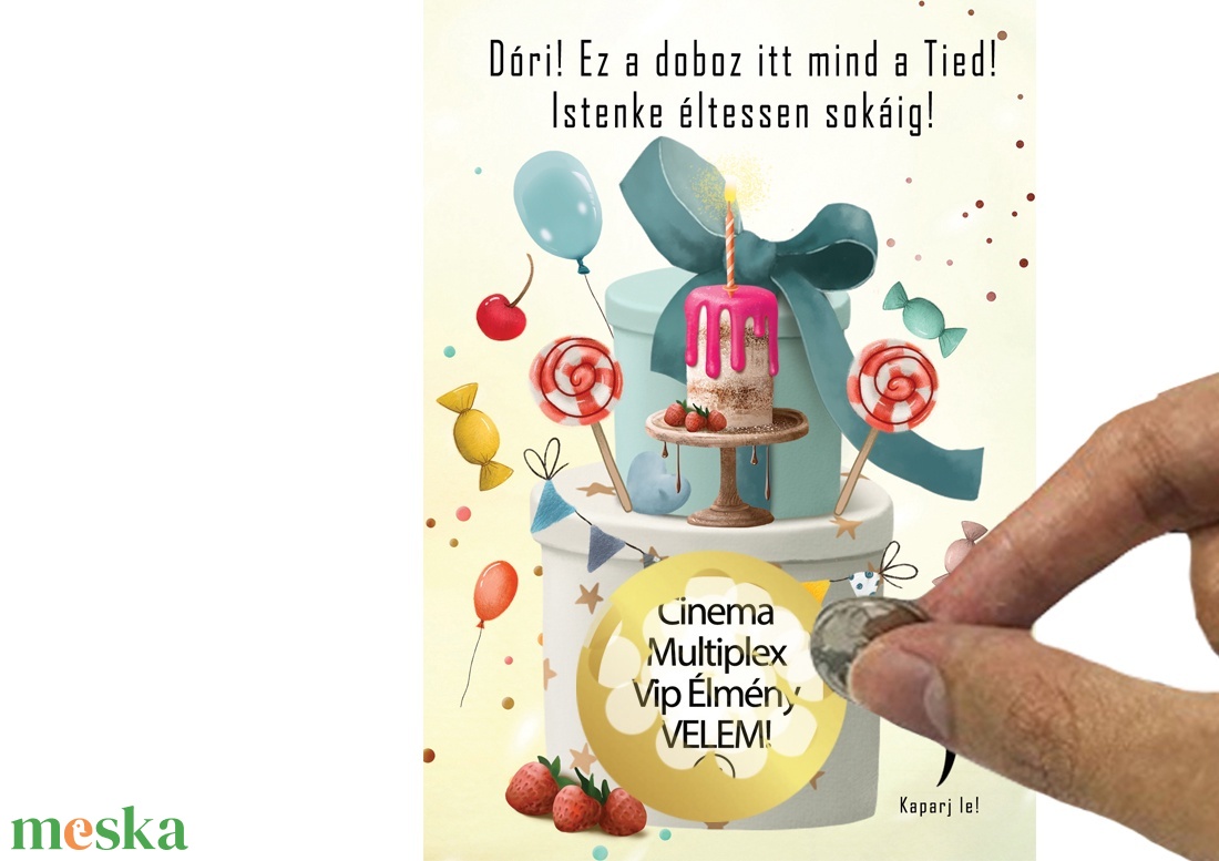 Kaparós sorsjegy egyedi felirat születésnapra, vicces ajándék Torta - otthon & életmód - papír, írószer - ajándékozás kellékei - ajándék sorsjegy - Meska.hu Kaparós sorsjegy egyedi felirat születésnapra, vicces ajándék Torta - otthon & életmód - papír, írószer - ajándékozás kellékei - ajándék sorsjegy - Meska.hu