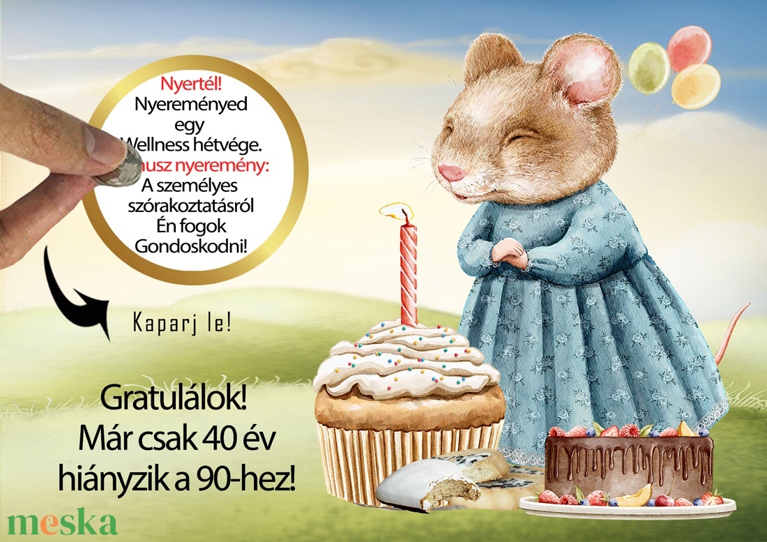 Kaparós sorsjegy egyedi felirat születésnapra, vicces ajándék Egér - otthon & életmód - papír, írószer - ajándékozás kellékei - ajándék sorsjegy - Meska.hu Kaparós sorsjegy egyedi felirat születésnapra, vicces ajándék Egér - otthon & életmód - papír, írószer - ajándékozás kellékei - ajándék sorsjegy - Meska.hu