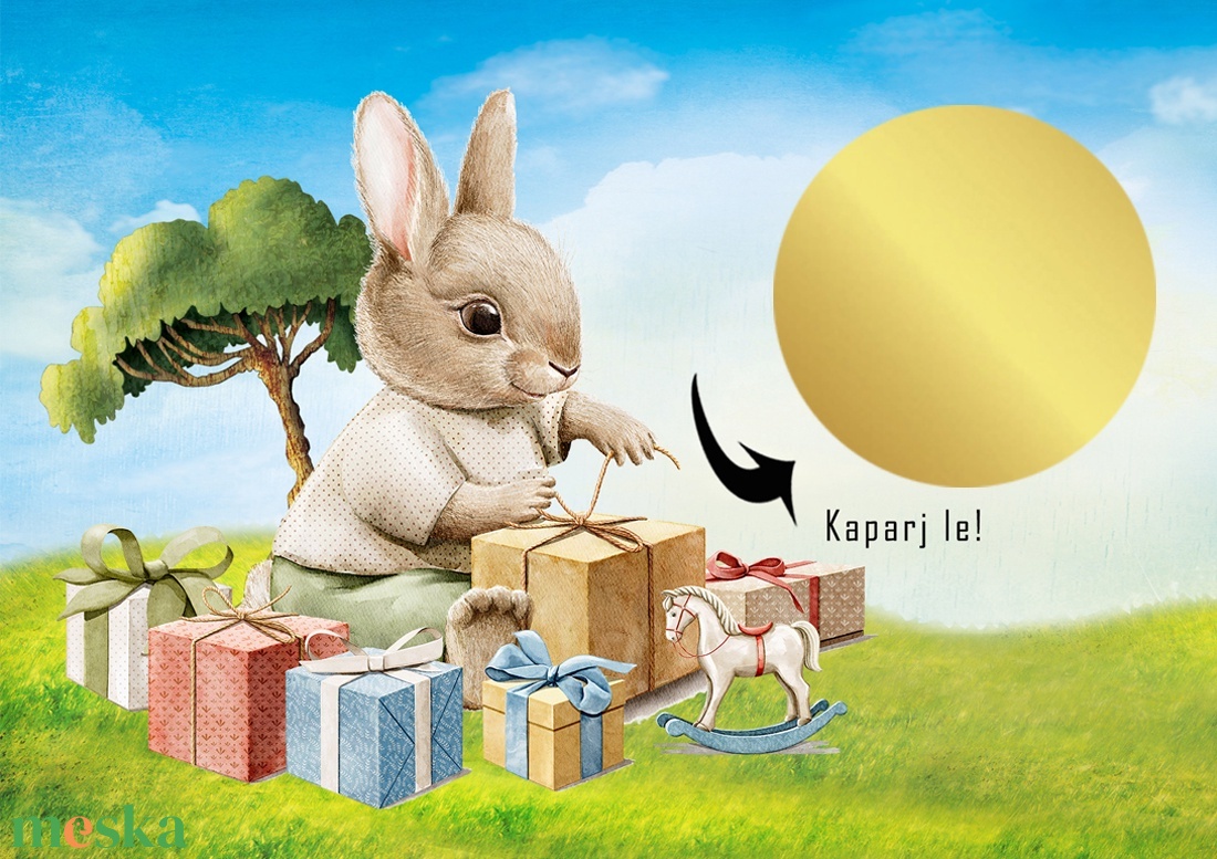 Kaparós sorsjegy egyedi felirat Születésnap Névnap vicces ajándék - otthon & életmód - papír, írószer - ajándékozás kellékei - ajándék sorsjegy - Meska.hu