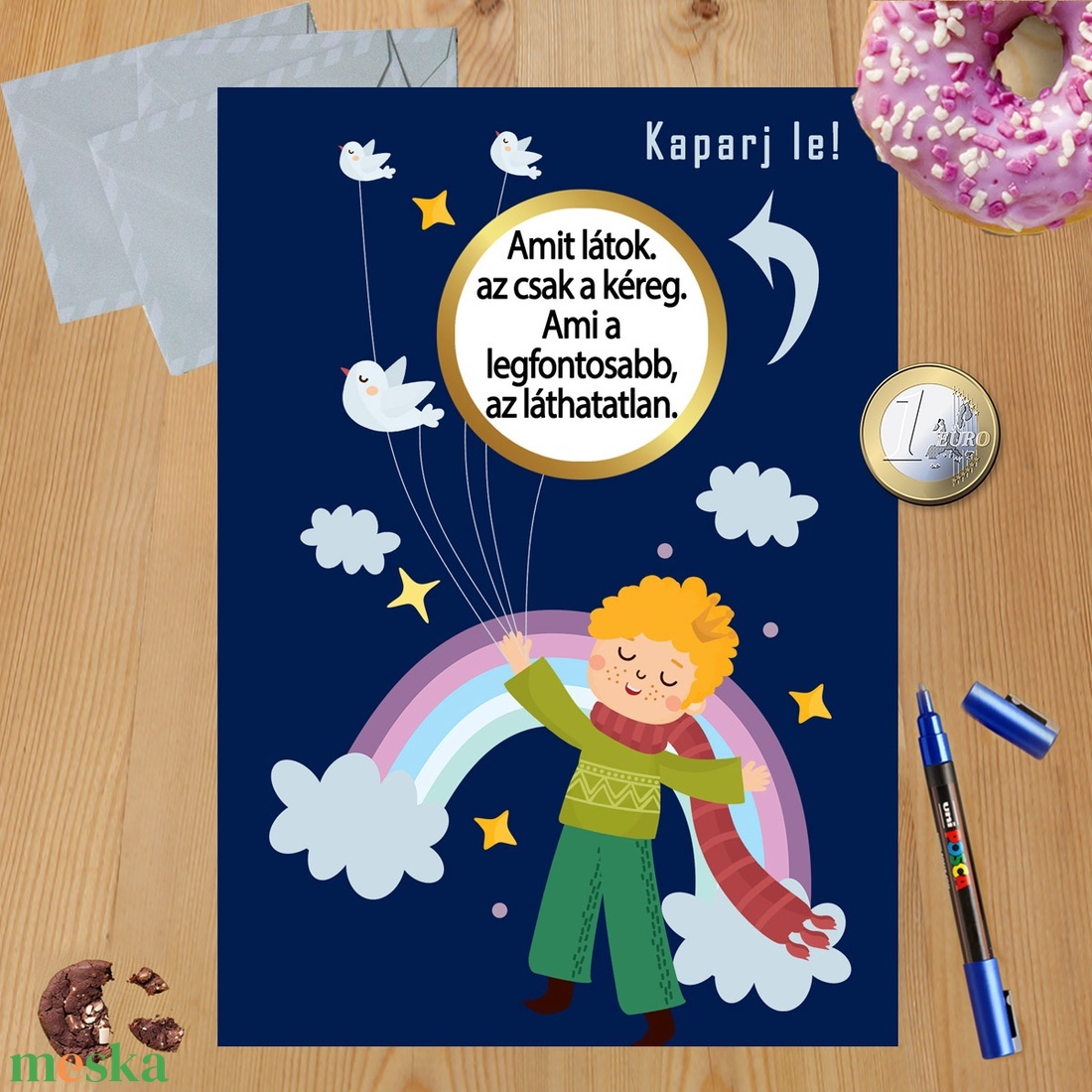 Kaparós sorsjegy egyedi felirat Kis herceg - otthon & életmód - papír, írószer - ajándékozás kellékei - ajándék sorsjegy - Meska.hu Kaparós sorsjegy egyedi felirat Kis herceg - otthon & életmód - papír, írószer - ajándékozás kellékei - ajándék sorsjegy - Meska.hu