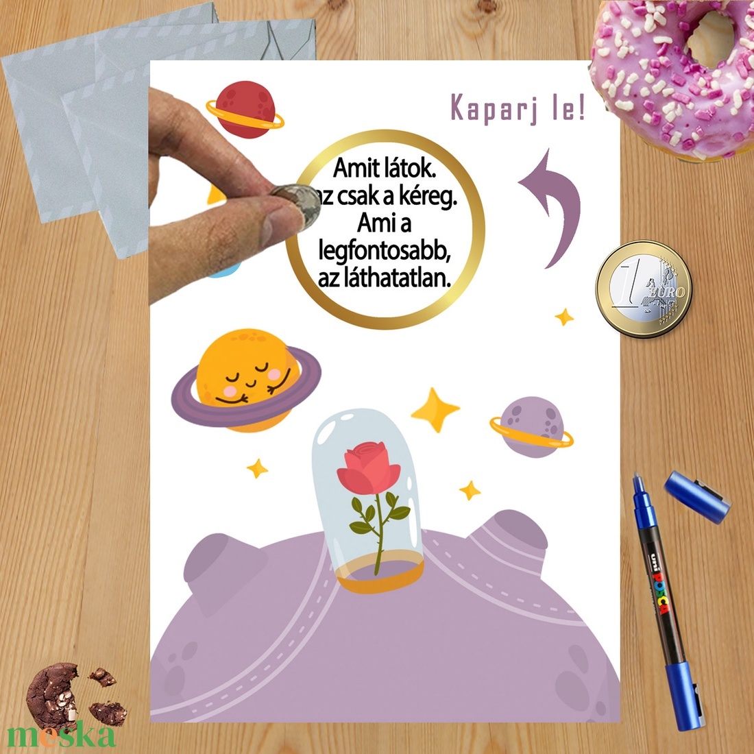 Kaparós sorsjegy egyedi felirat Kis herceg - otthon & életmód - papír, írószer - ajándékozás kellékei - ajándék sorsjegy - Meska.hu Kaparós sorsjegy egyedi felirat Kis herceg - otthon & életmód - papír, írószer - ajándékozás kellékei - ajándék sorsjegy - Meska.hu