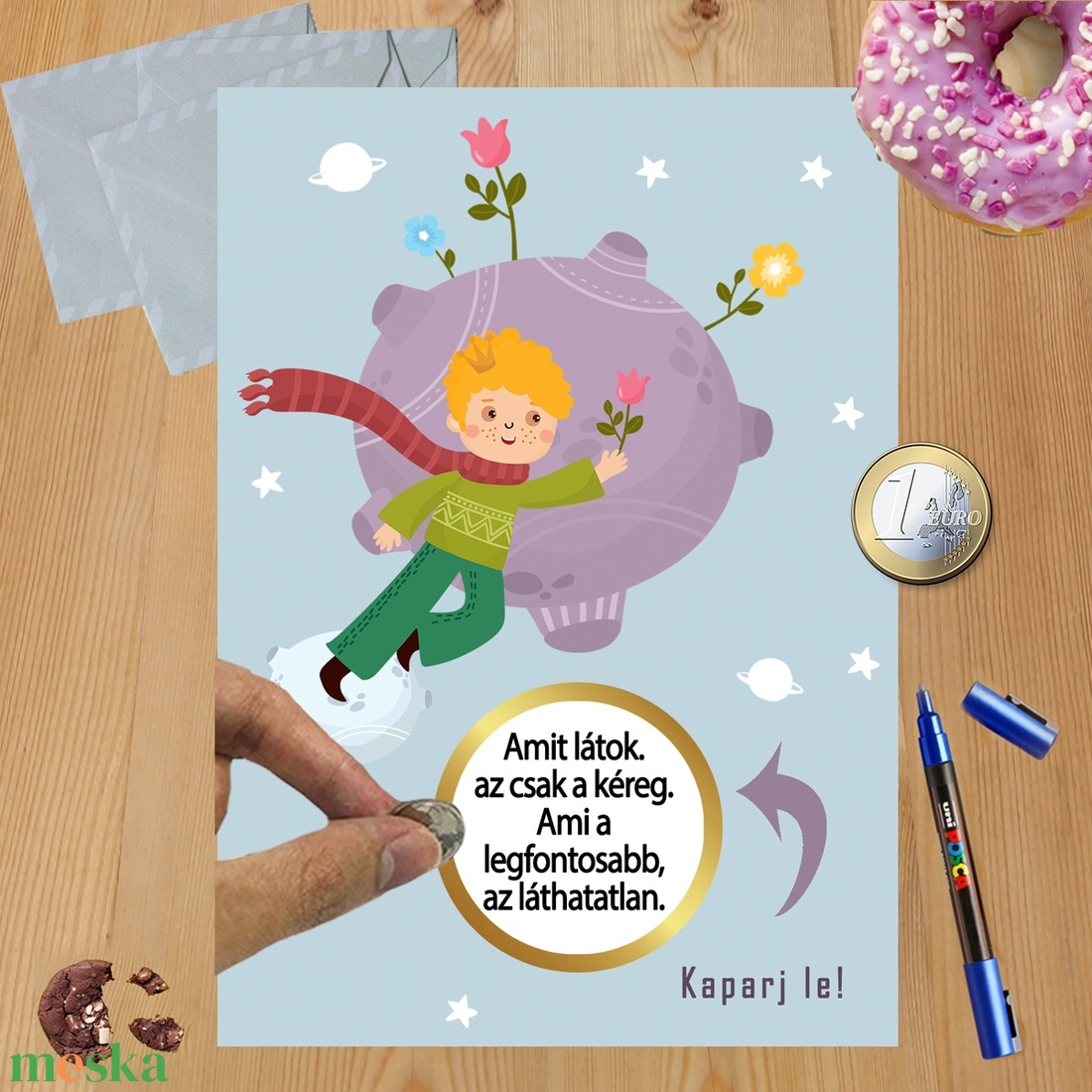 Kaparós sorsjegy egyedi felirat Kis herceg - otthon & életmód - papír, írószer - ajándékozás kellékei - ajándék sorsjegy - Meska.hu Kaparós sorsjegy egyedi felirat Kis herceg - otthon & életmód - papír, írószer - ajándékozás kellékei - ajándék sorsjegy - Meska.hu