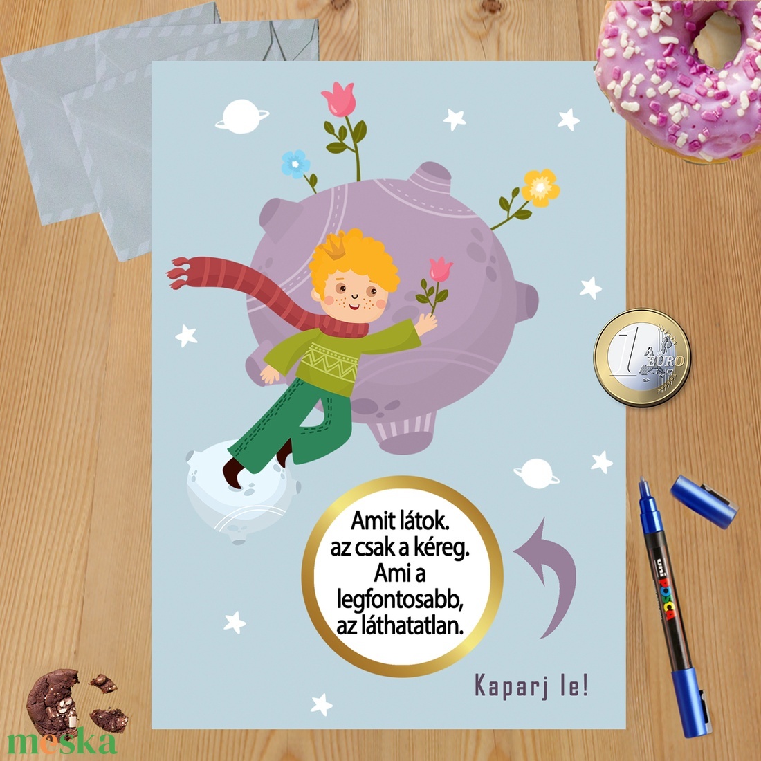 Kaparós sorsjegy egyedi felirat Kis herceg - otthon & életmód - papír, írószer - ajándékozás kellékei - ajándék sorsjegy - Meska.hu Kaparós sorsjegy egyedi felirat Kis herceg - otthon & életmód - papír, írószer - ajándékozás kellékei - ajándék sorsjegy - Meska.hu