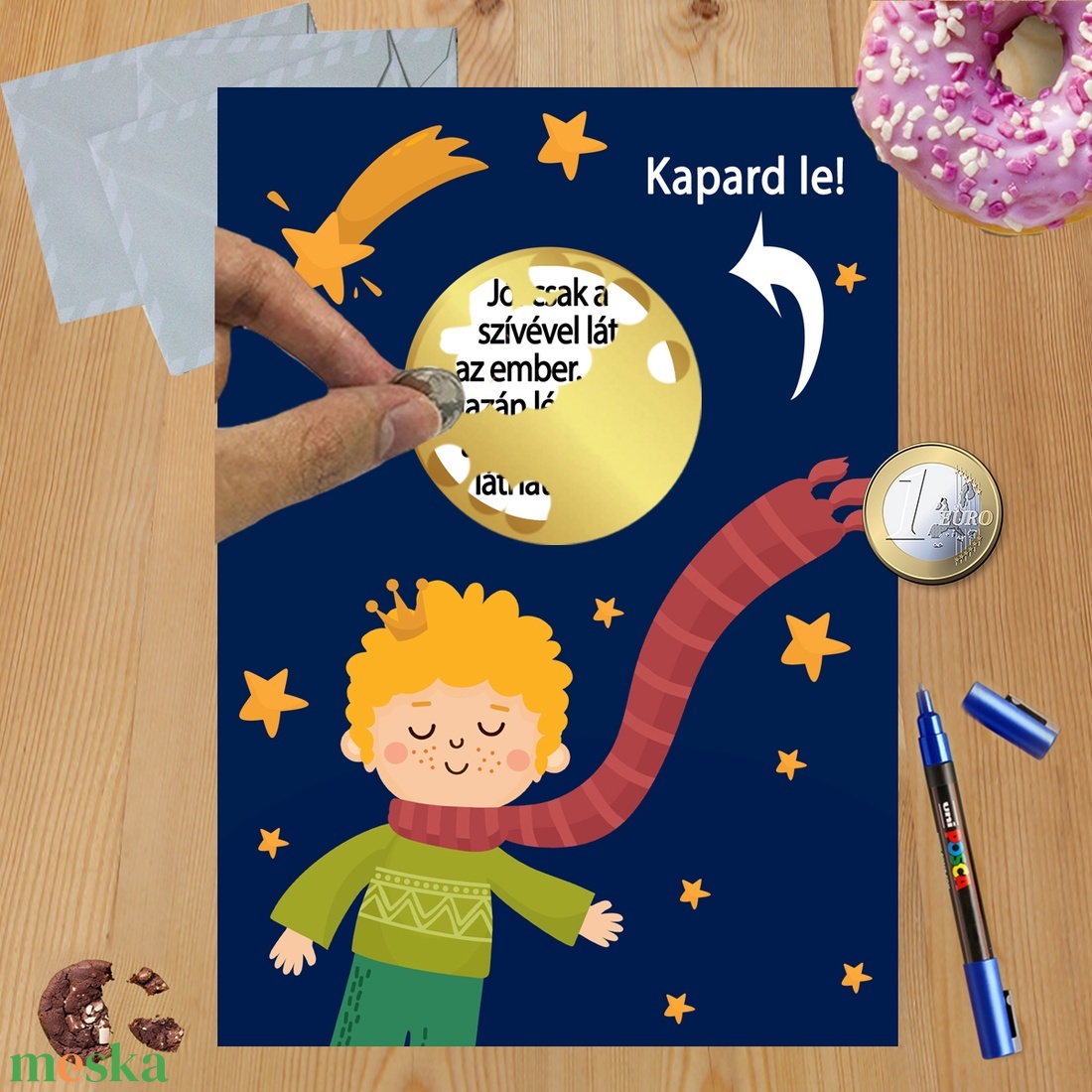Kaparós sorsjegy egyedi felirat Kis herceg - otthon & életmód - papír, írószer - ajándékozás kellékei - ajándék sorsjegy - Meska.hu Kaparós sorsjegy egyedi felirat Kis herceg - otthon & életmód - papír, írószer - ajándékozás kellékei - ajándék sorsjegy - Meska.hu