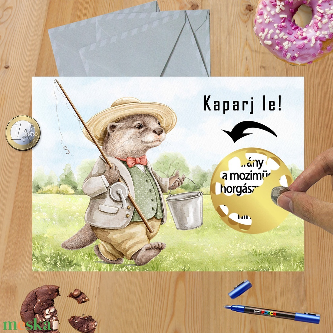Kaparós sorsjegy egyedi felirat Születésnap Horgász - otthon & életmód - papír, írószer - ajándékozás kellékei - ajándék sorsjegy - Meska.hu Kaparós sorsjegy egyedi felirat Születésnap Horgász - otthon & életmód - papír, írószer - ajándékozás kellékei - ajándék sorsjegy - Meska.hu