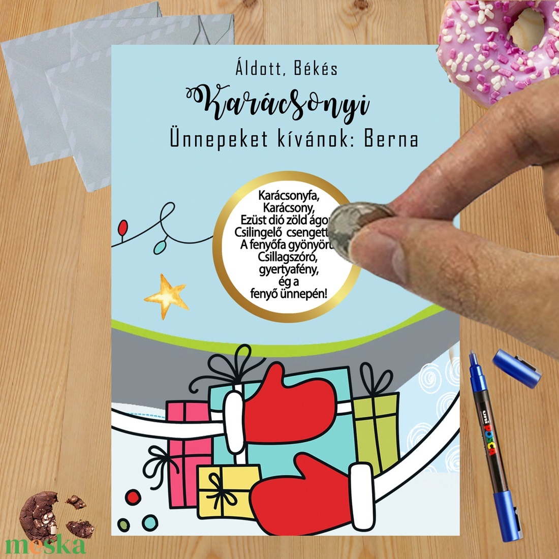 Karácsonyi kaparós sorsjegy egyedi felirat vicces ajándék - otthon & életmód - papír, írószer - ajándékozás kellékei - ajándék sorsjegy - Meska.hu Karácsonyi kaparós sorsjegy egyedi felirat vicces ajándék - otthon & életmód - papír, írószer - ajándékozás kellékei - ajándék sorsjegy - Meska.hu