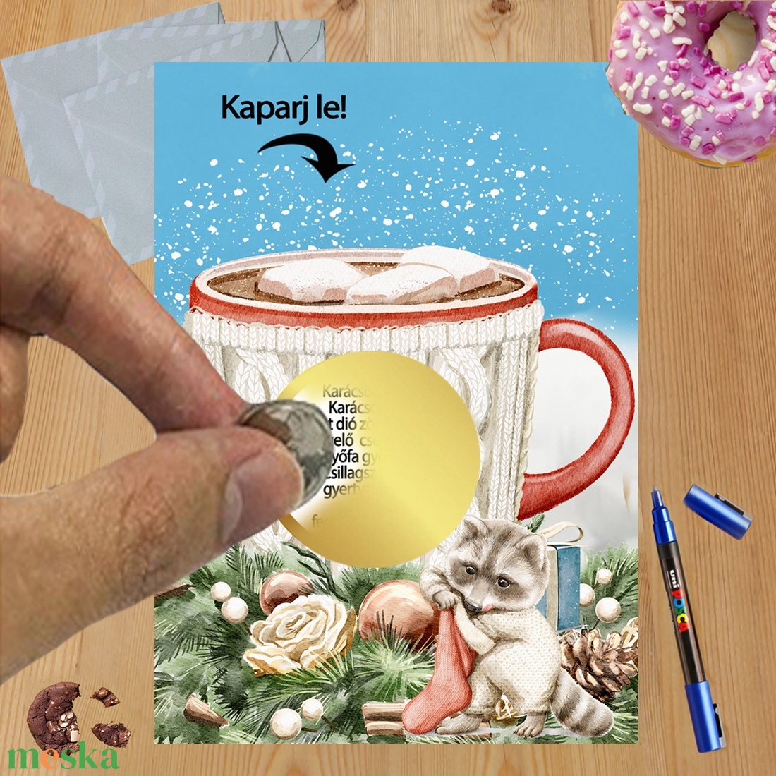 Karácsonyi kaparós sorsjegy egyedi felirat vicces ajándék - otthon & életmód - papír, írószer - ajándékozás kellékei - ajándék sorsjegy - Meska.hu Karácsonyi kaparós sorsjegy egyedi felirat vicces ajándék - otthon & életmód - papír, írószer - ajándékozás kellékei - ajándék sorsjegy - Meska.hu