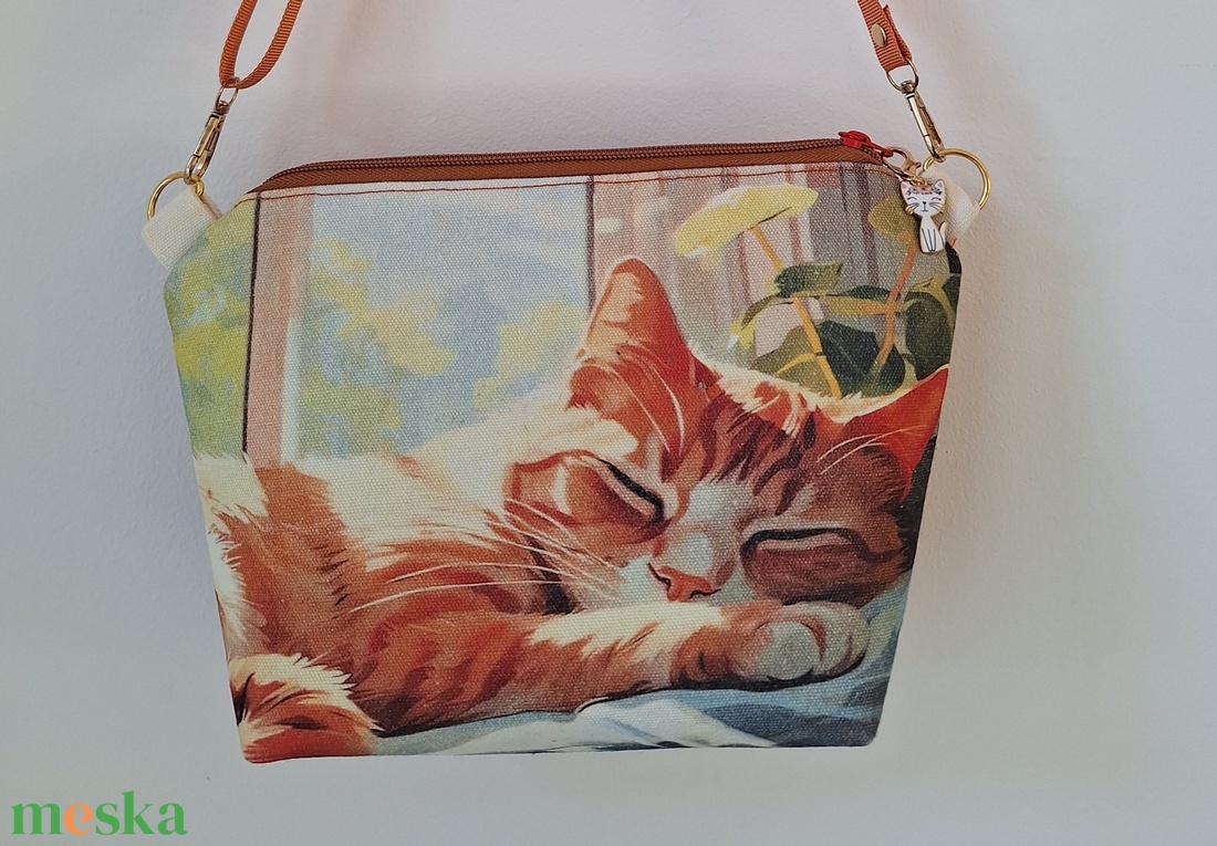 Cica koktéltáska  - táska & tok - kézitáska & válltáska - vállon átvethető táska - Meska.hu