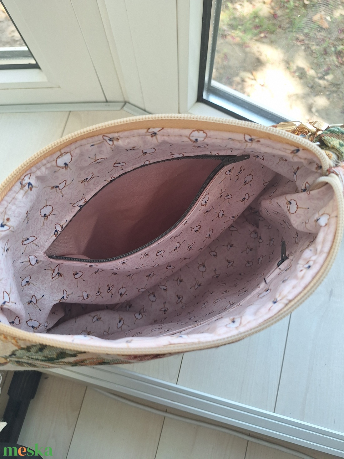 Jacquard táska - táska & tok - kézitáska & válltáska - vállon átvethető táska - Meska.hu