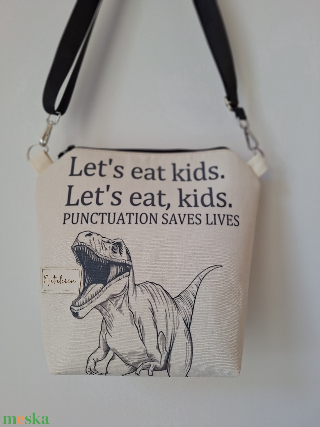 Dínó táska - táska & tok - kézitáska & válltáska - vállon átvethető táska - Meska.hu