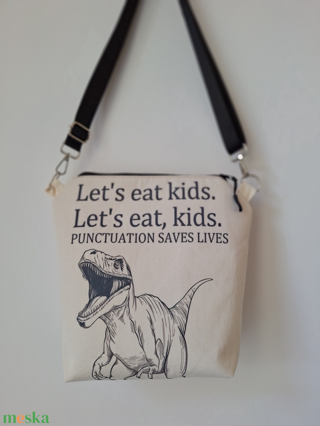 Dínó táska - táska & tok - kézitáska & válltáska - vállon átvethető táska - Meska.hu