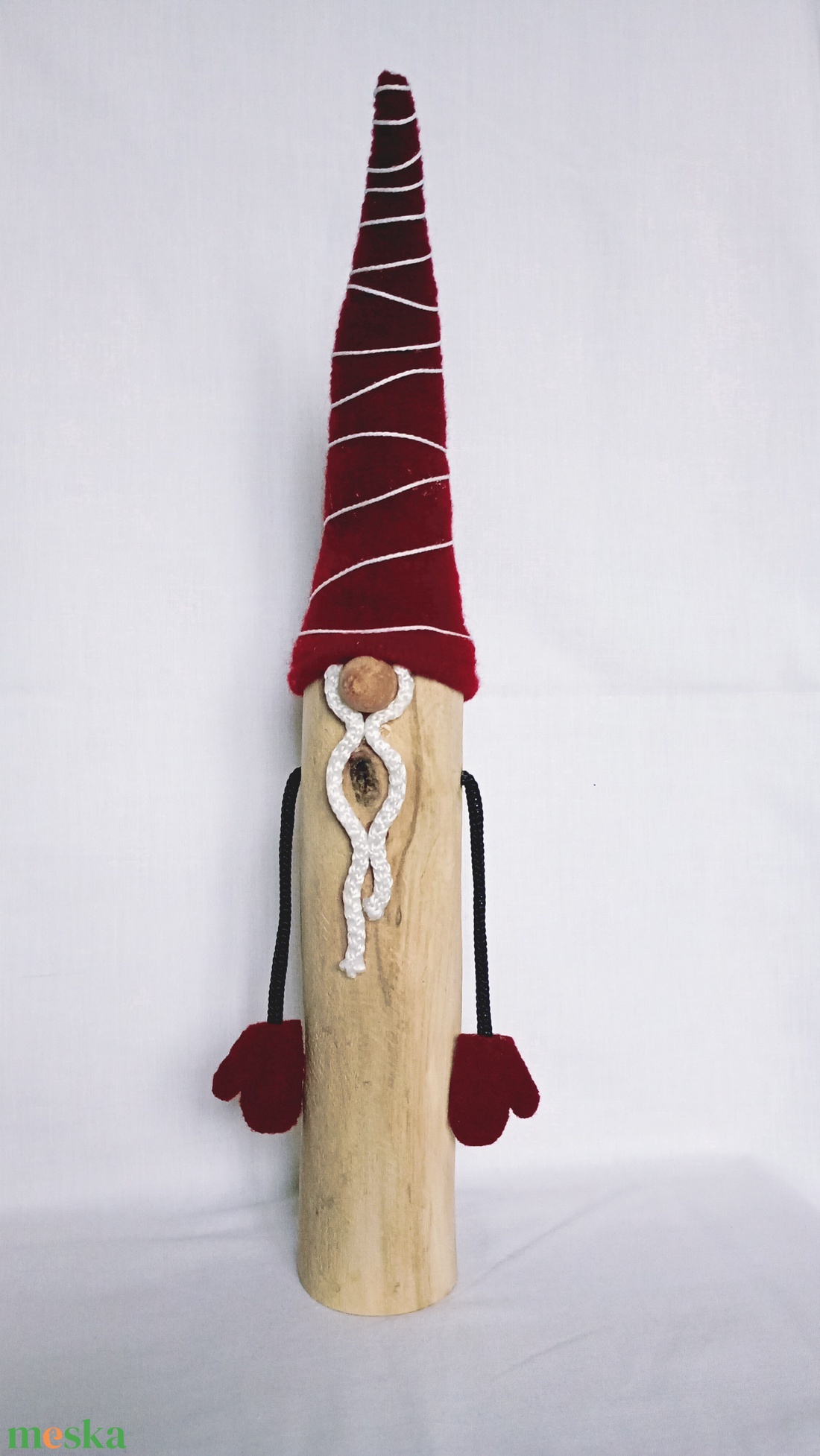 Fa álló kesztyűs manó  - otthon & életmód - dekoráció - manók - Meska.hu