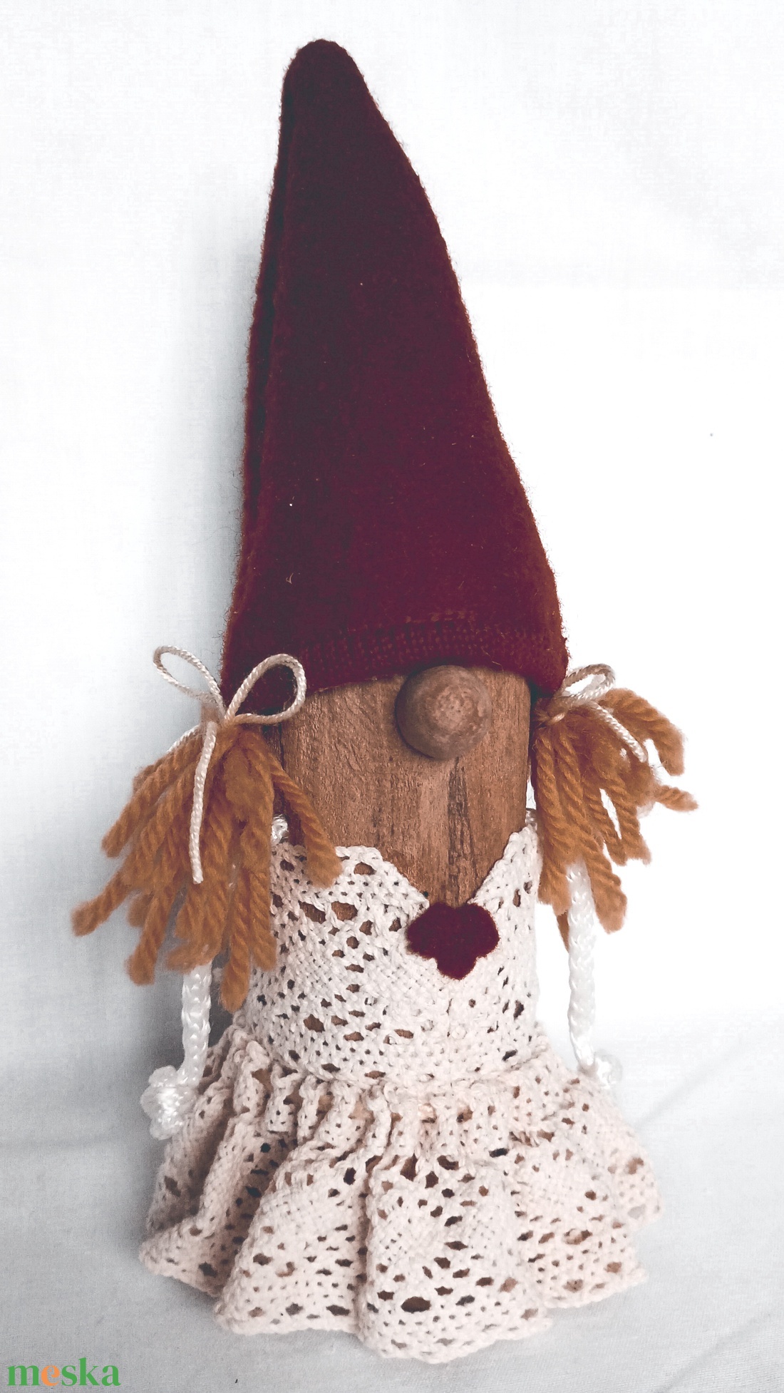 Fa kislány manó  - otthon & életmód - dekoráció - manók - Meska.hu