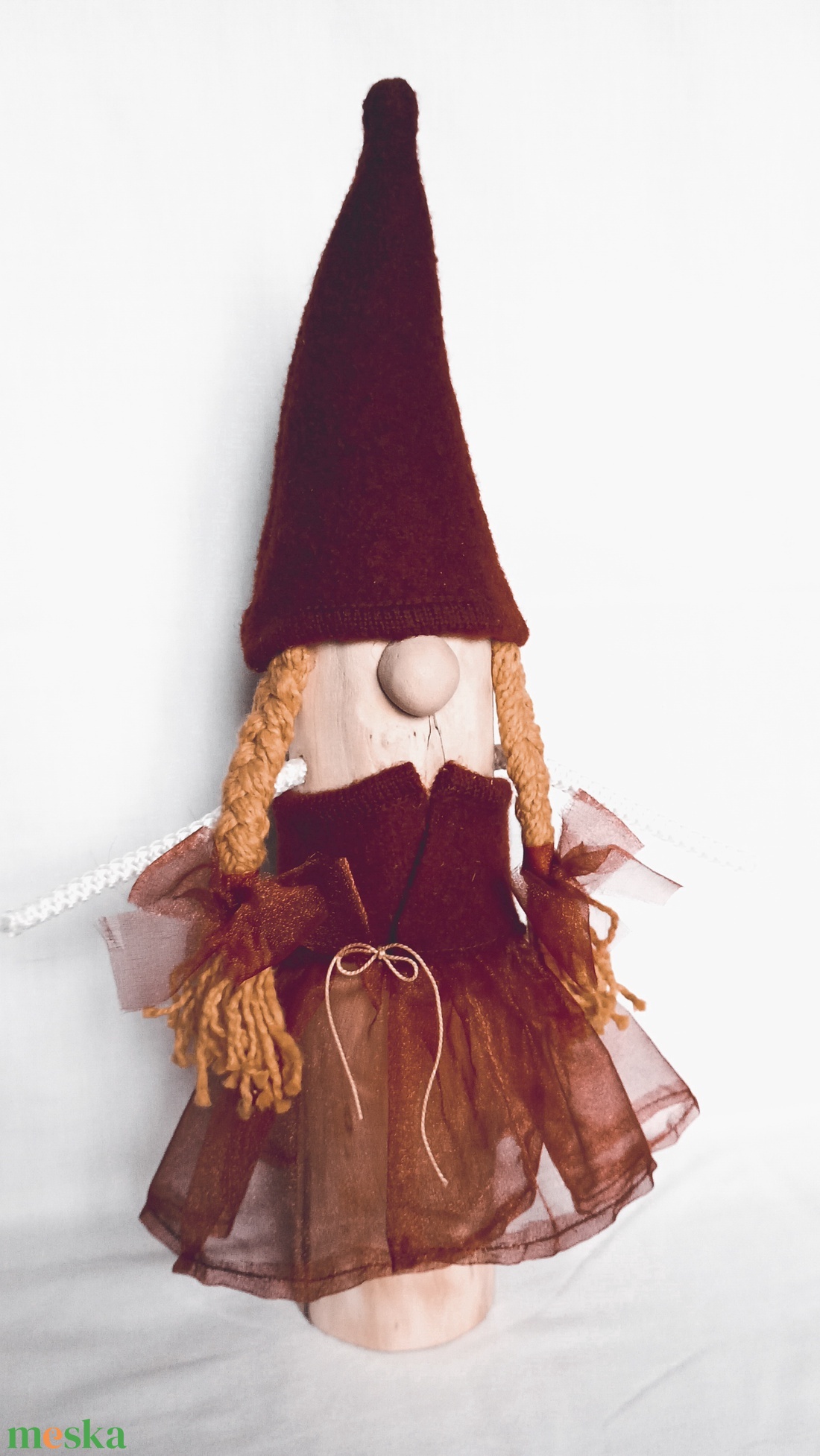 Fa lány manó  - otthon & életmód - dekoráció - manók - Meska.hu