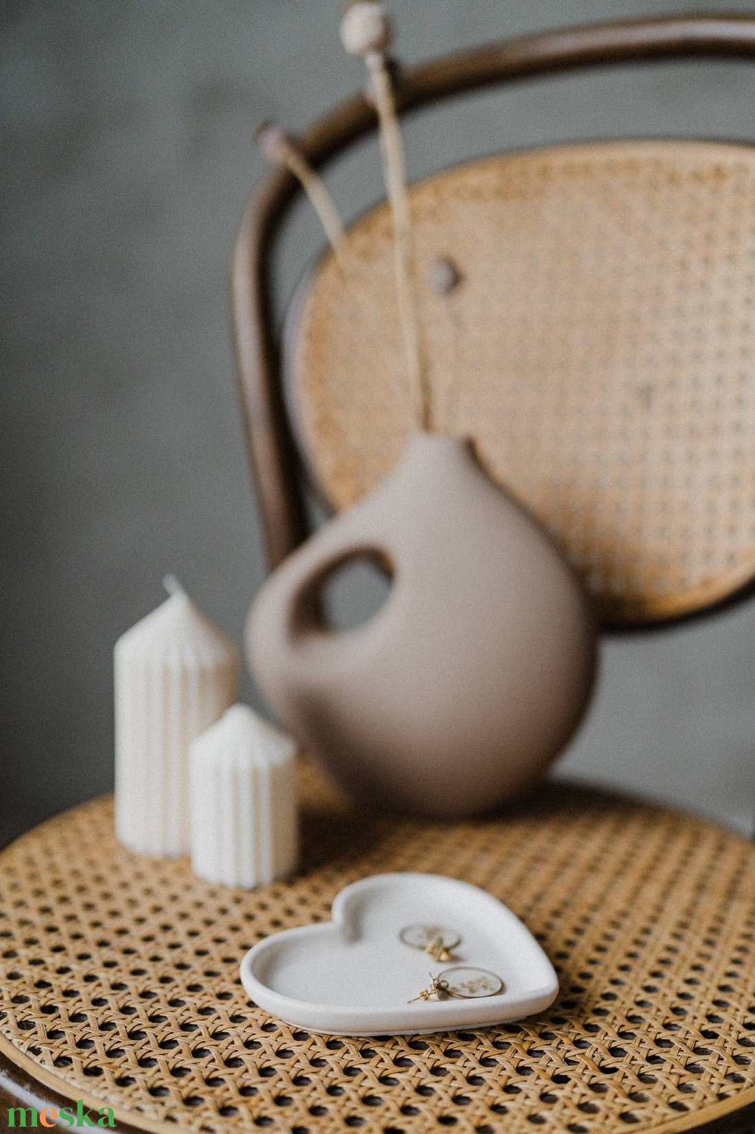 Szív alakú tálka - ékszer - ékszertartó - ékszertartó tál - Meska.hu