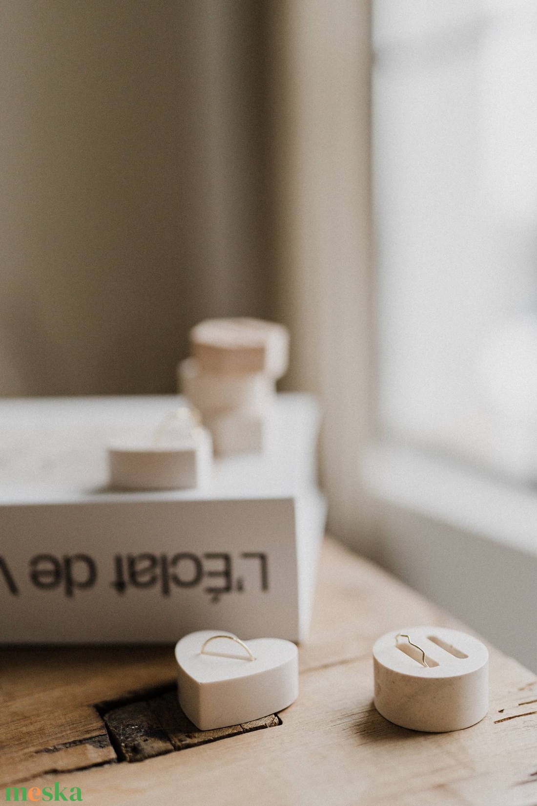 Szív alakú gyűrűtartó - ékszer - ékszertartó - ékszertartó tál - Meska.hu