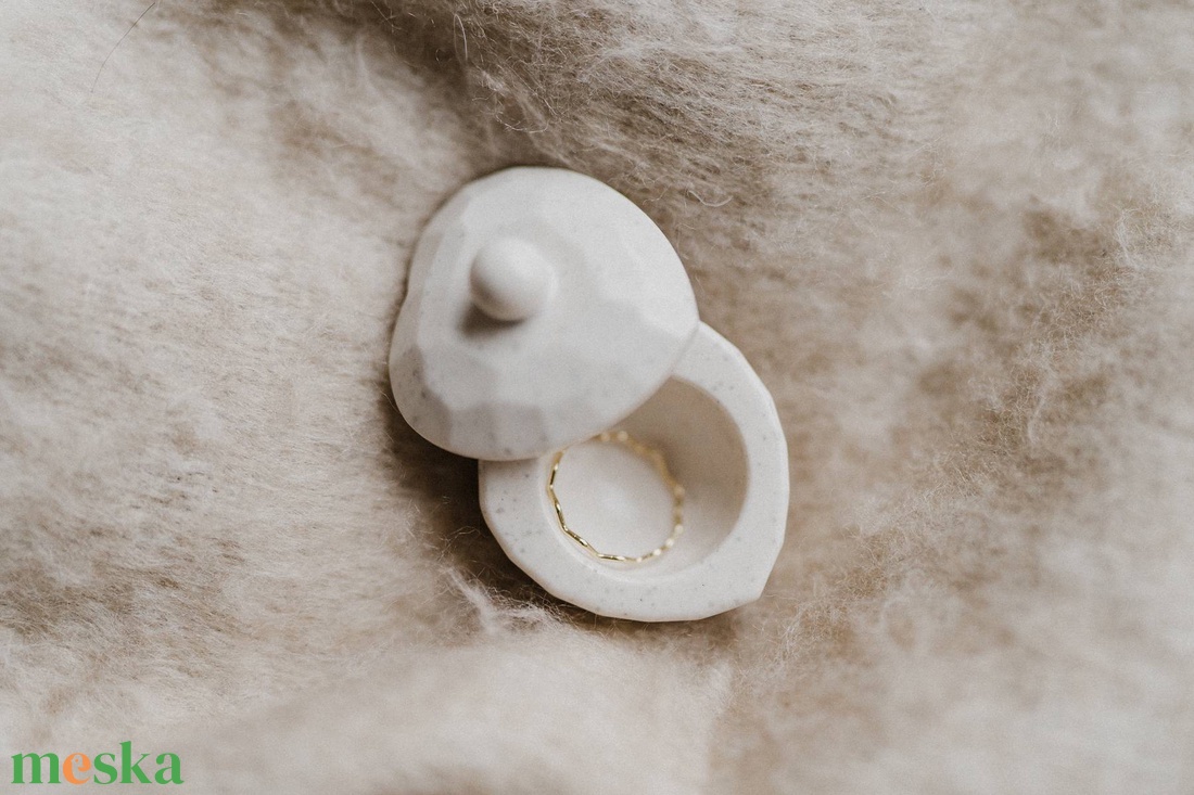 Zárható szív alakú gyűrűtartó - ékszer - ékszertartó - ékszerdoboz - Meska.hu