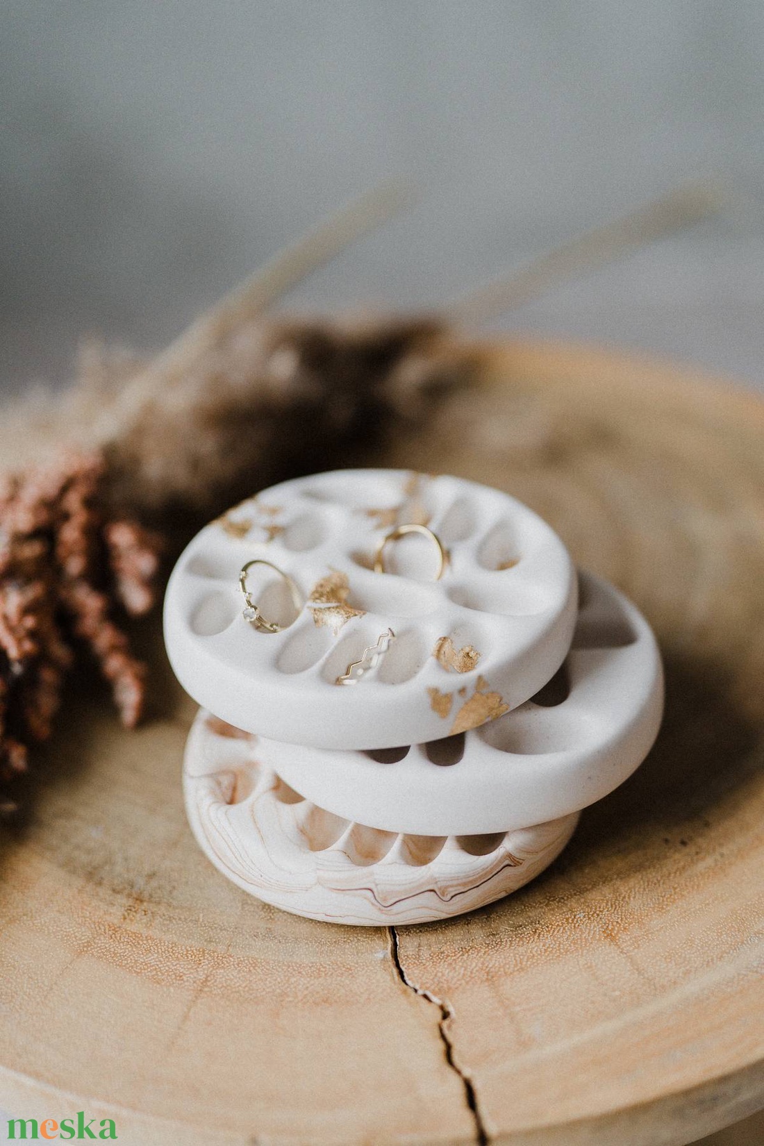 Többgyűrűs gyűrűtartó - ékszer - ékszertartó - ékszertartó tál - Meska.hu