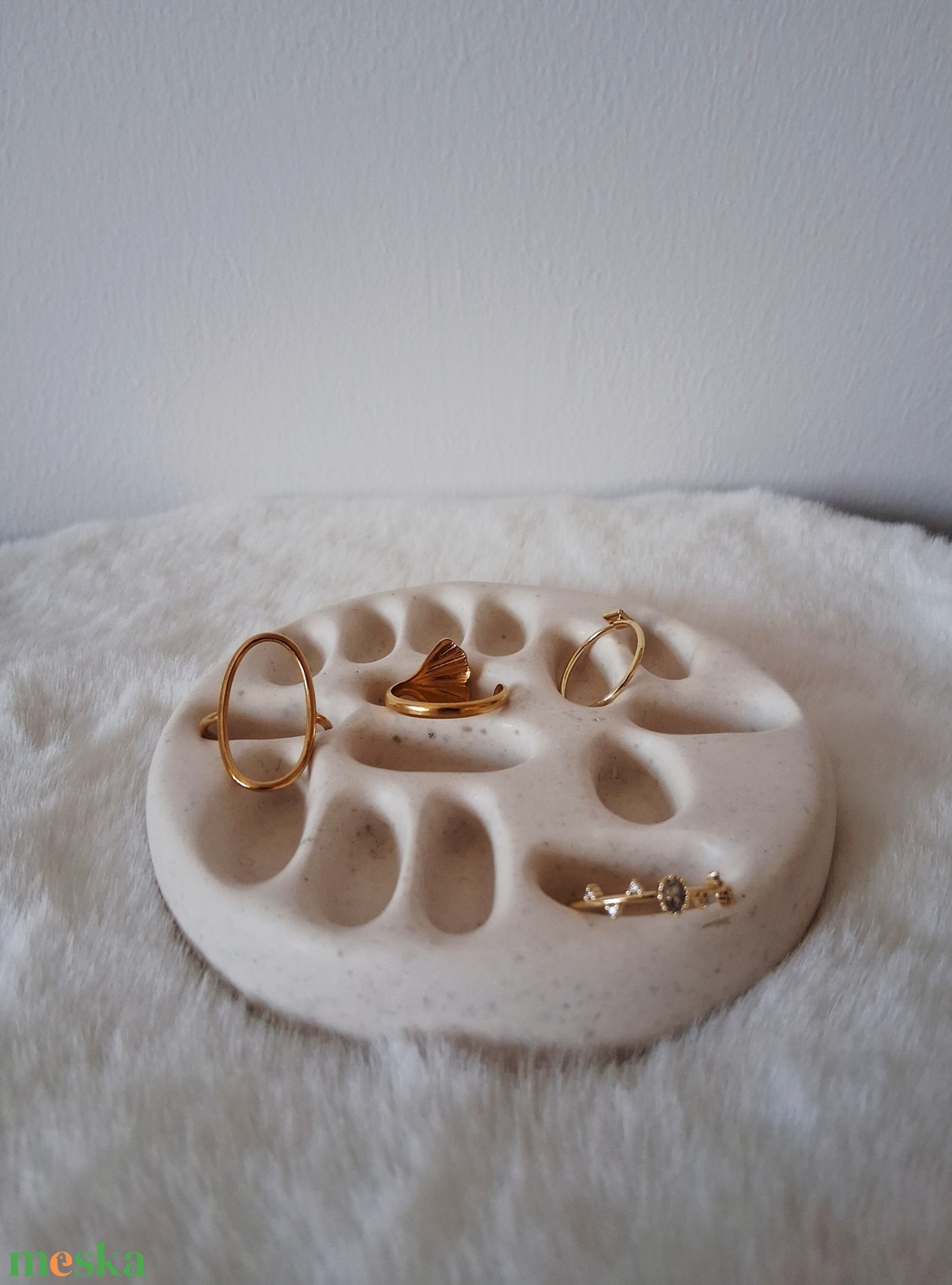 Többgyűrűs gyűrűtartó - ékszer - ékszertartó - ékszertartó tál - Meska.hu