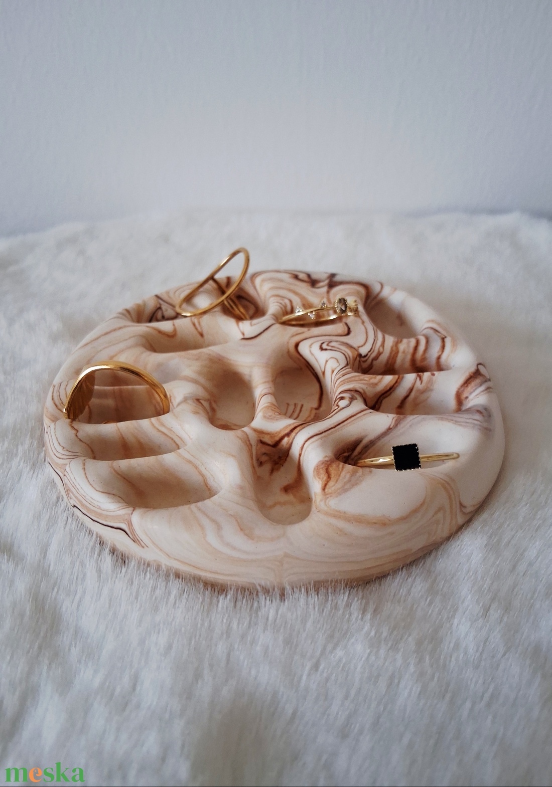 Többgyűrűs gyűrűtartó - ékszer - ékszertartó - ékszertartó tál - Meska.hu