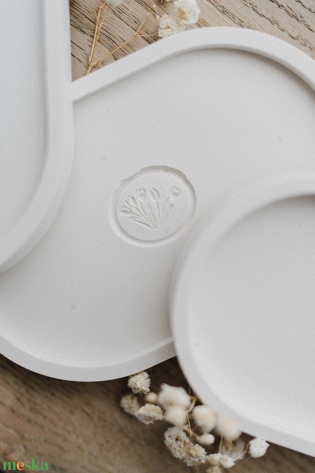 Tálka dombornyomott mintával - ékszer - ékszertartó - ékszertartó tál - Meska.hu