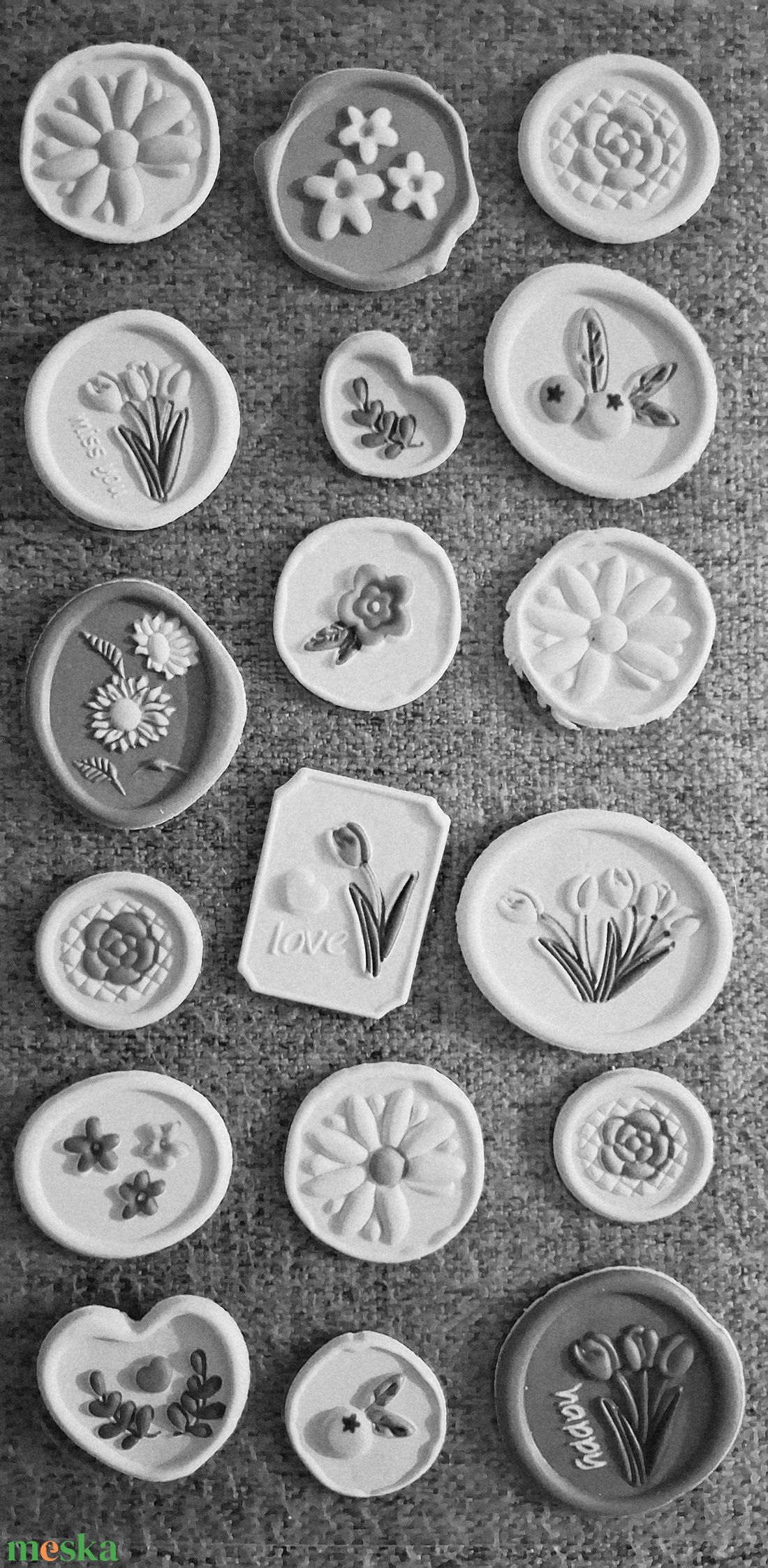 Tálka dombornyomott mintával - ékszer - ékszertartó - ékszertartó tál - Meska.hu