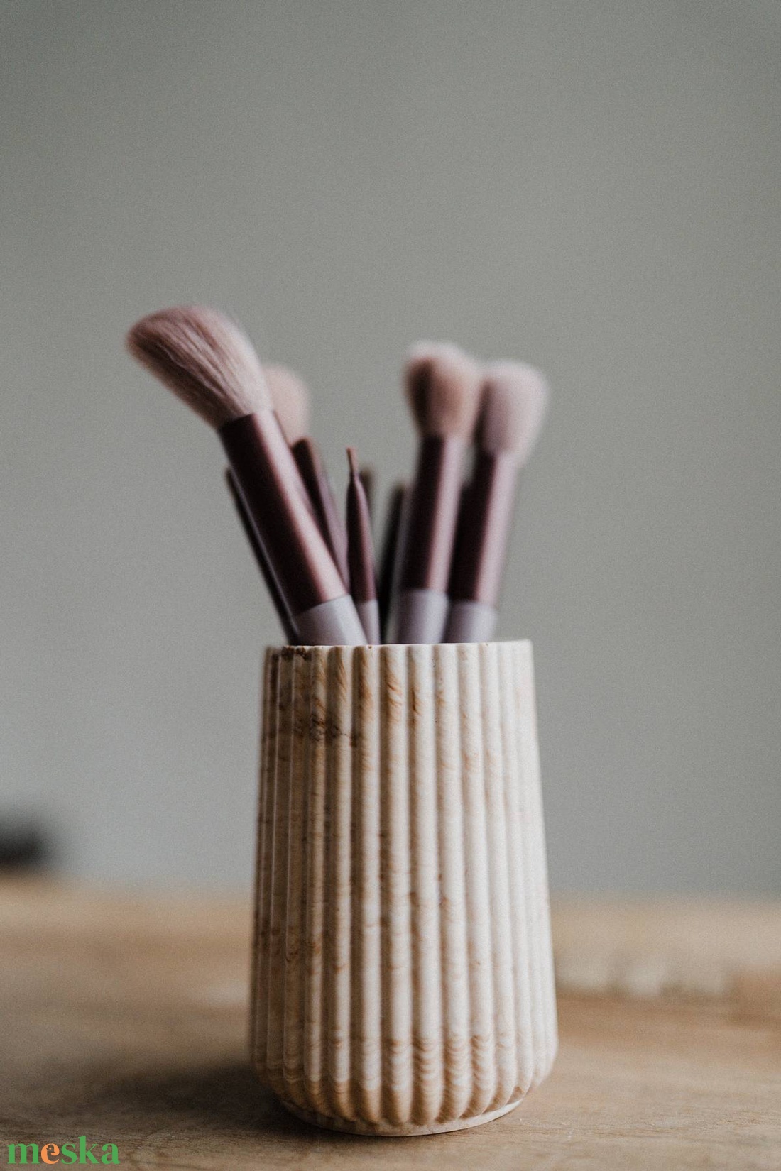 Csíkos dekor váza - otthon & életmód - virágdekoráció - virágtartó - váza - Meska.hu