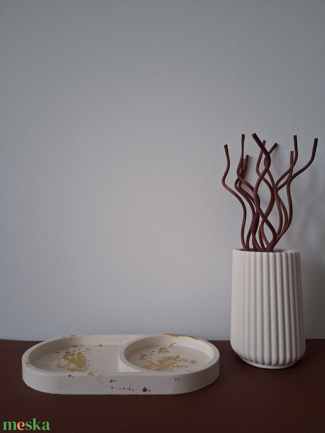 Csíkos dekor váza - otthon & életmód - virágdekoráció - virágtartó - váza - Meska.hu