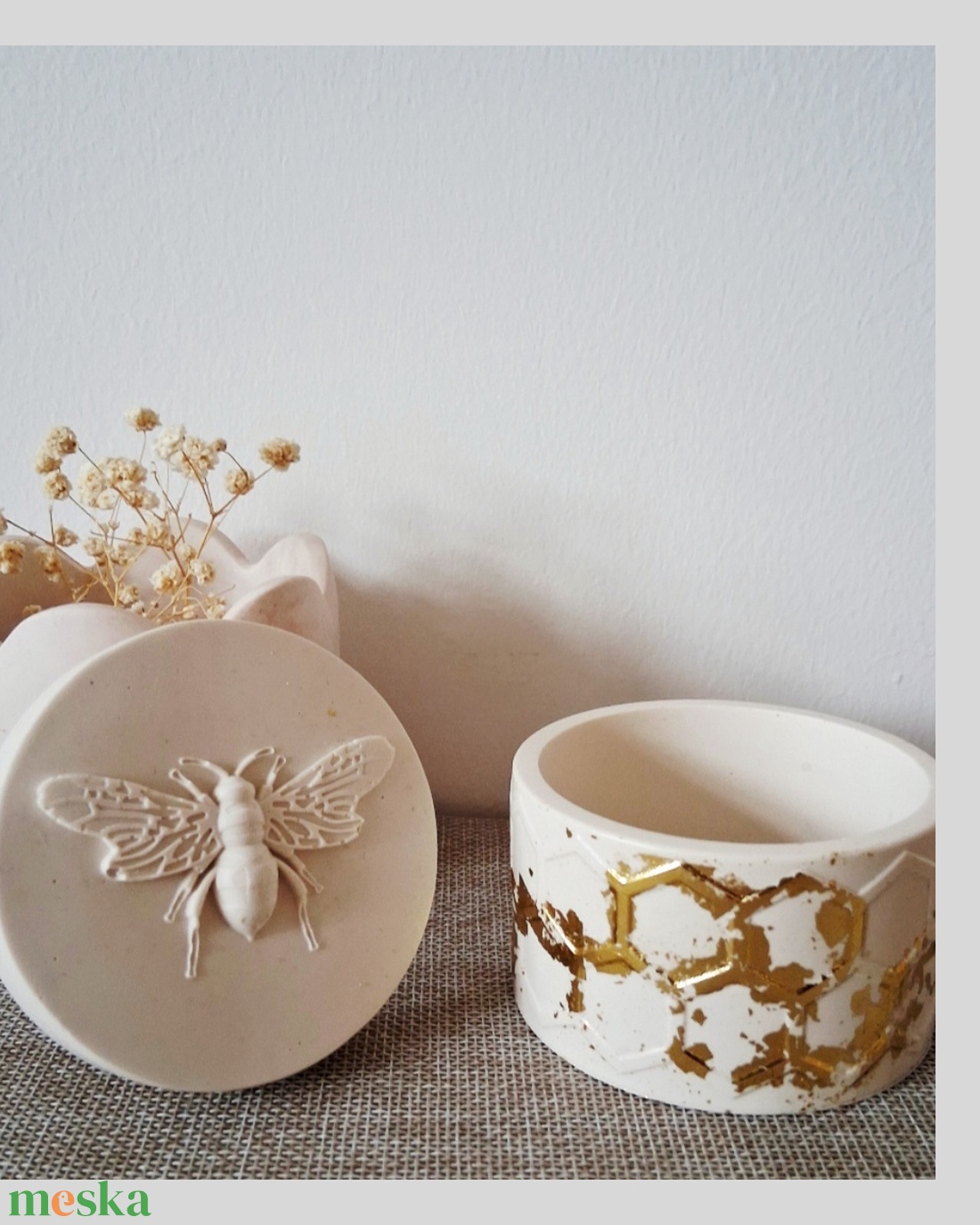 Méhecskés tároló - ékszer - ékszertartó - ékszerdoboz - Meska.hu