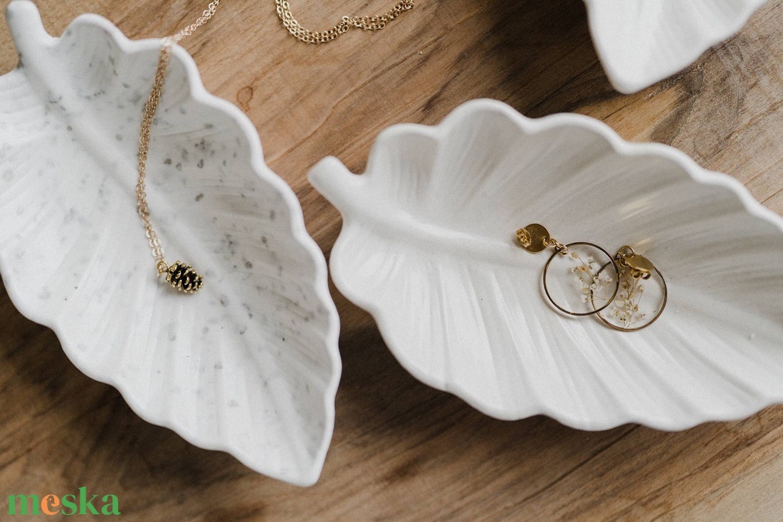 Levél ékszertartó - ékszer - ékszertartó - ékszertartó tál - Meska.hu